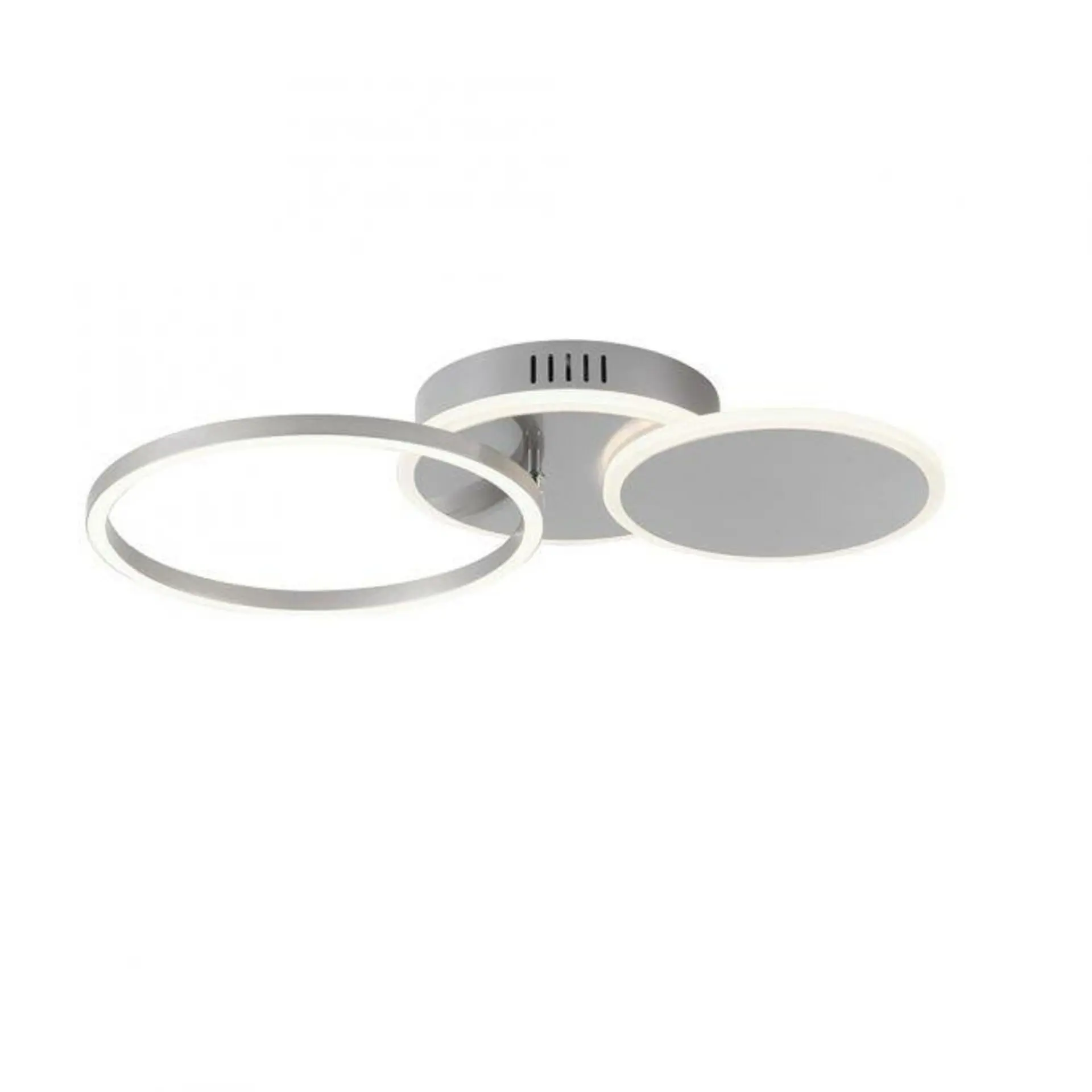 LD 14116-55 SEVENT LED stropní svítidlo stříbrná kruhové jednoduché teplé bílé světlo 3000K - LEUCHTEN DIREKT / JUST LIGHT