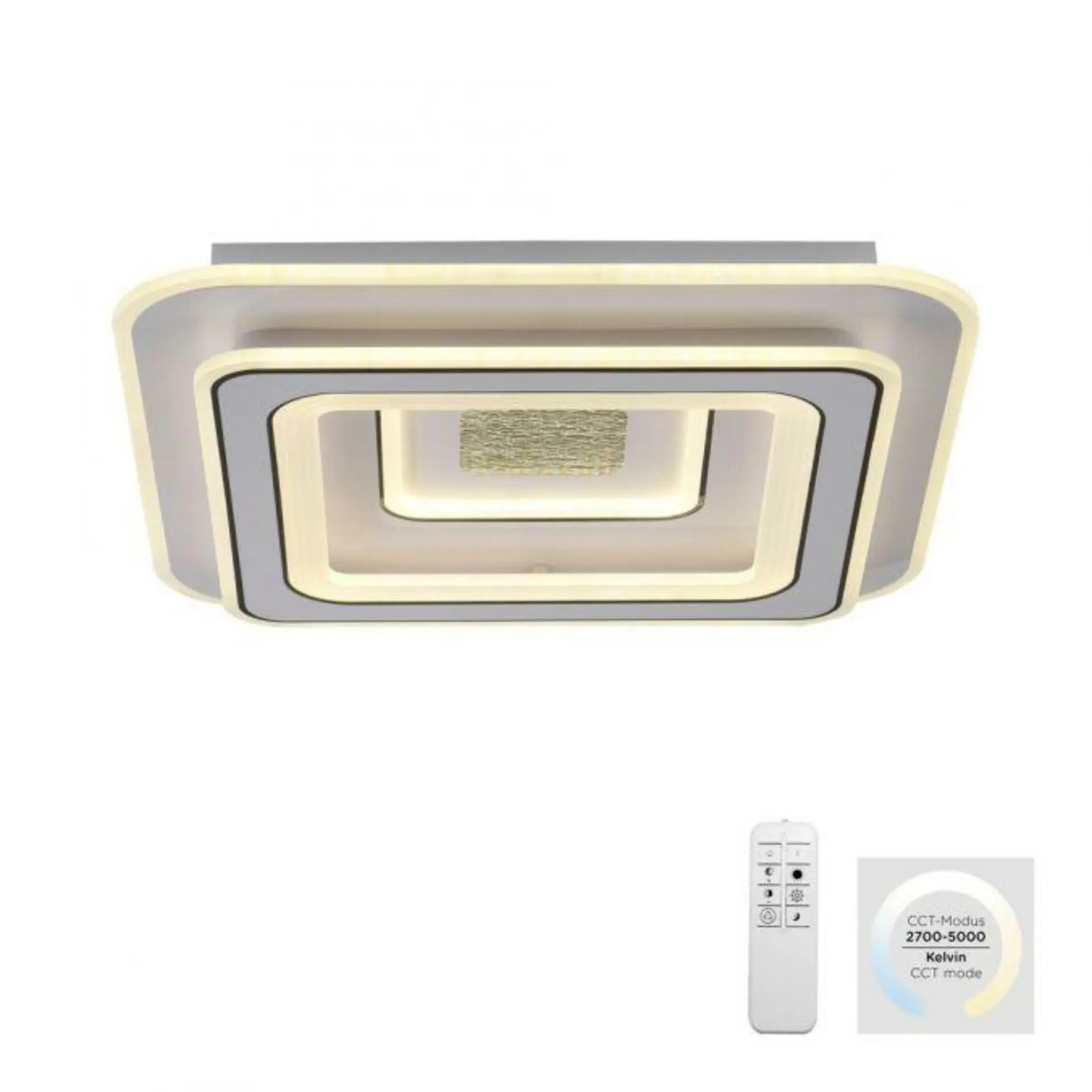 LD 14283-16 TOLAGO LED stropní svítidlo bílé stmívatelné dálkovým ovladačem 3000-6500K - JUST LIGHT
