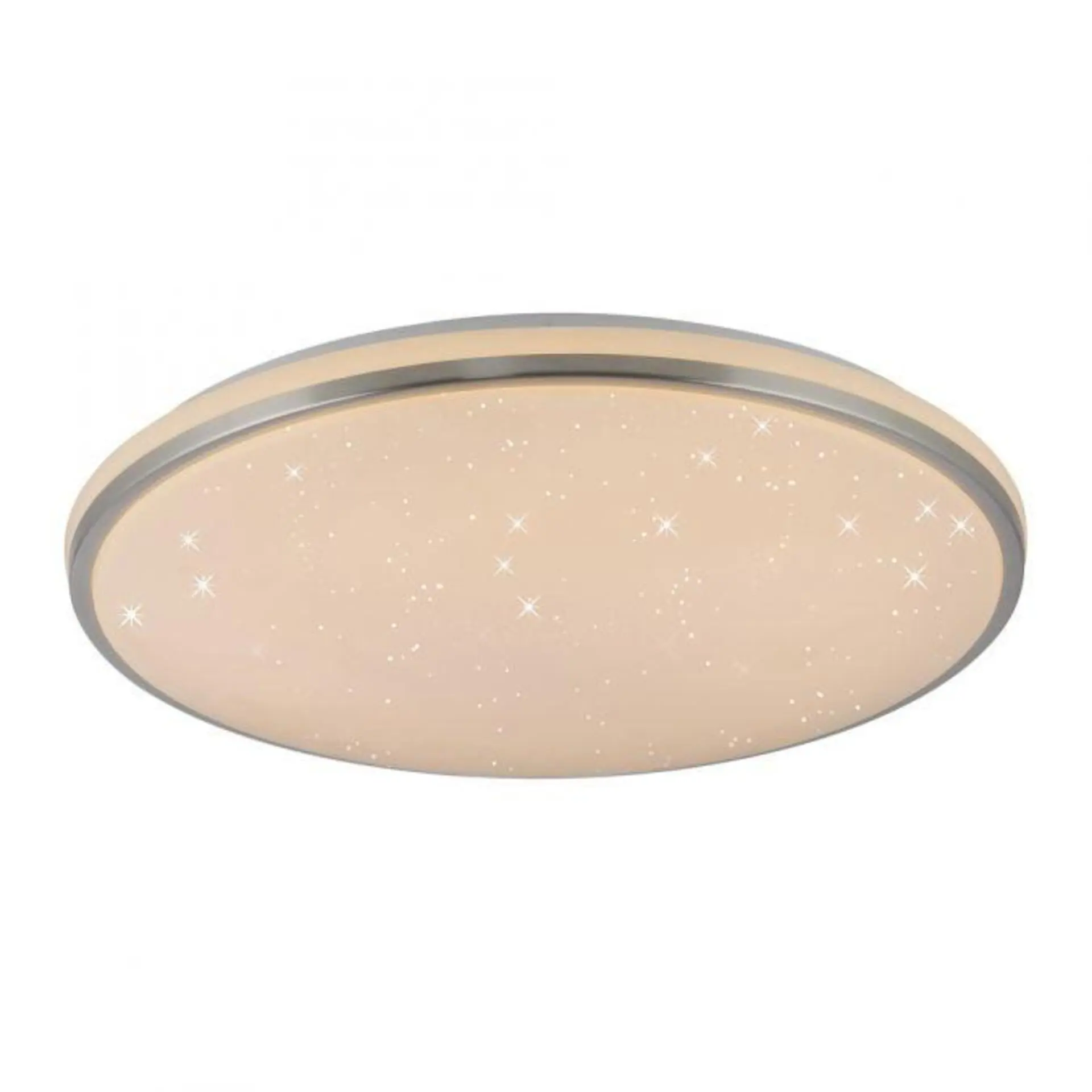 LD 14295-55 LED stropní svítidlo KYLE, ocel, kruhové, stmívatelné, hvězdné nebe, 49 cm, krokově stmívatelné, 3000K - JUST LIGHT