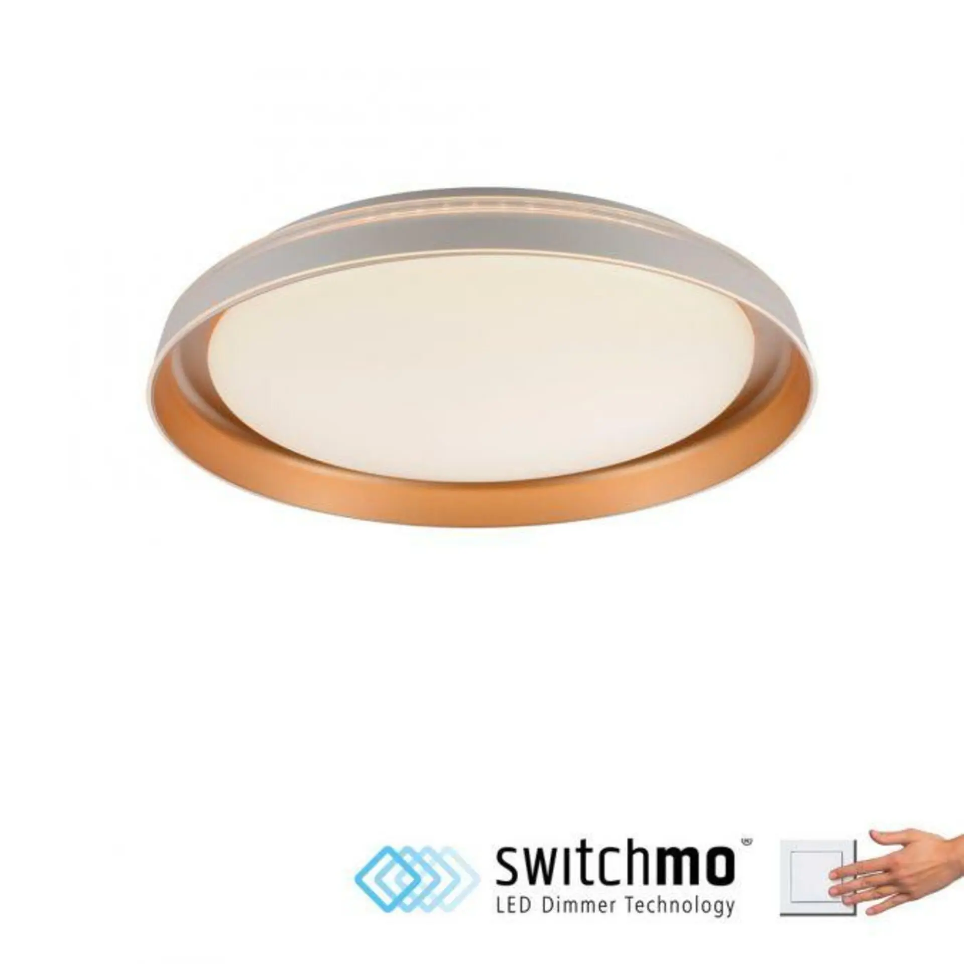 LD 14368-60 SATI LED stropní svítidlo matná mosaz paměťová funkce krokově stmívatelné 3000K - JUST LIGHT