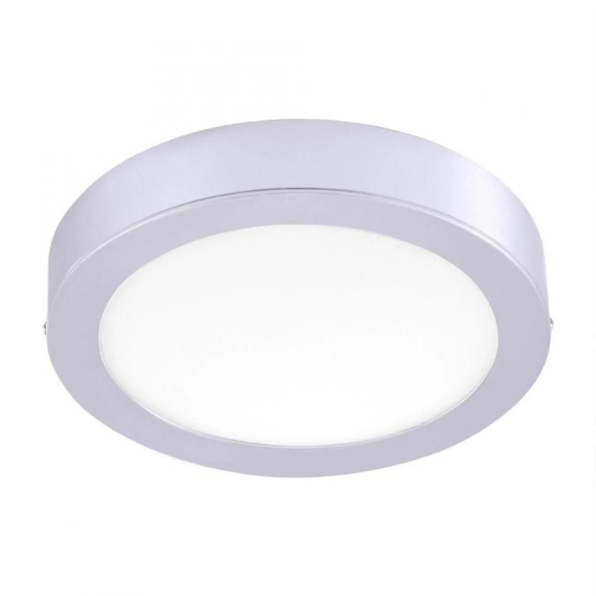 LEUCHTEN DIREKT is JUST LIGHT LED vestavné a přisazené svítidlo, stříbrná, kruhové 3000K LD 14382-21