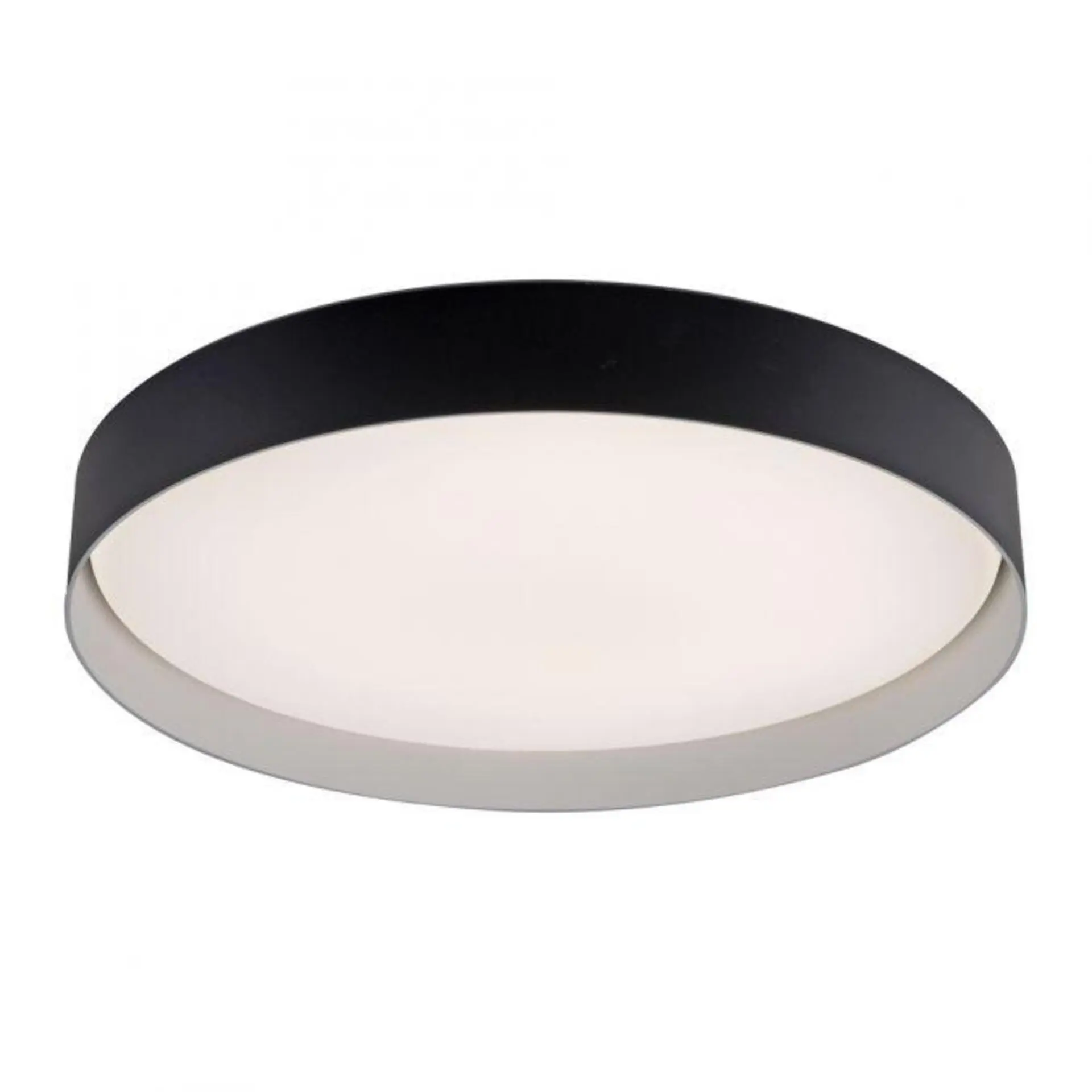 LD 14595-18 Kolekce Schöner Wohnen LED stropní svítidlo TAVOLI, černá, kruhové průměr 49cm, stmívatelné, dálkový ovladač, 2700-6500K - JUST LIGHT