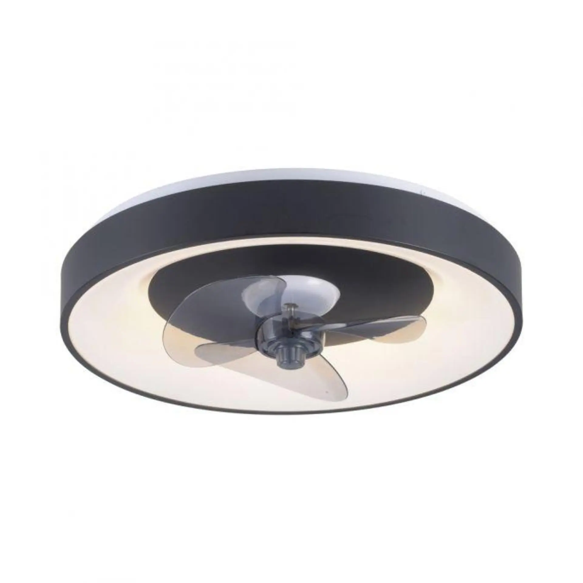 LD 14644-18 LED stropní svítidlo s ventilátorem černé, časovač, stmívatelné paměťová funkce, 2700-5000K - JUST LIGHT