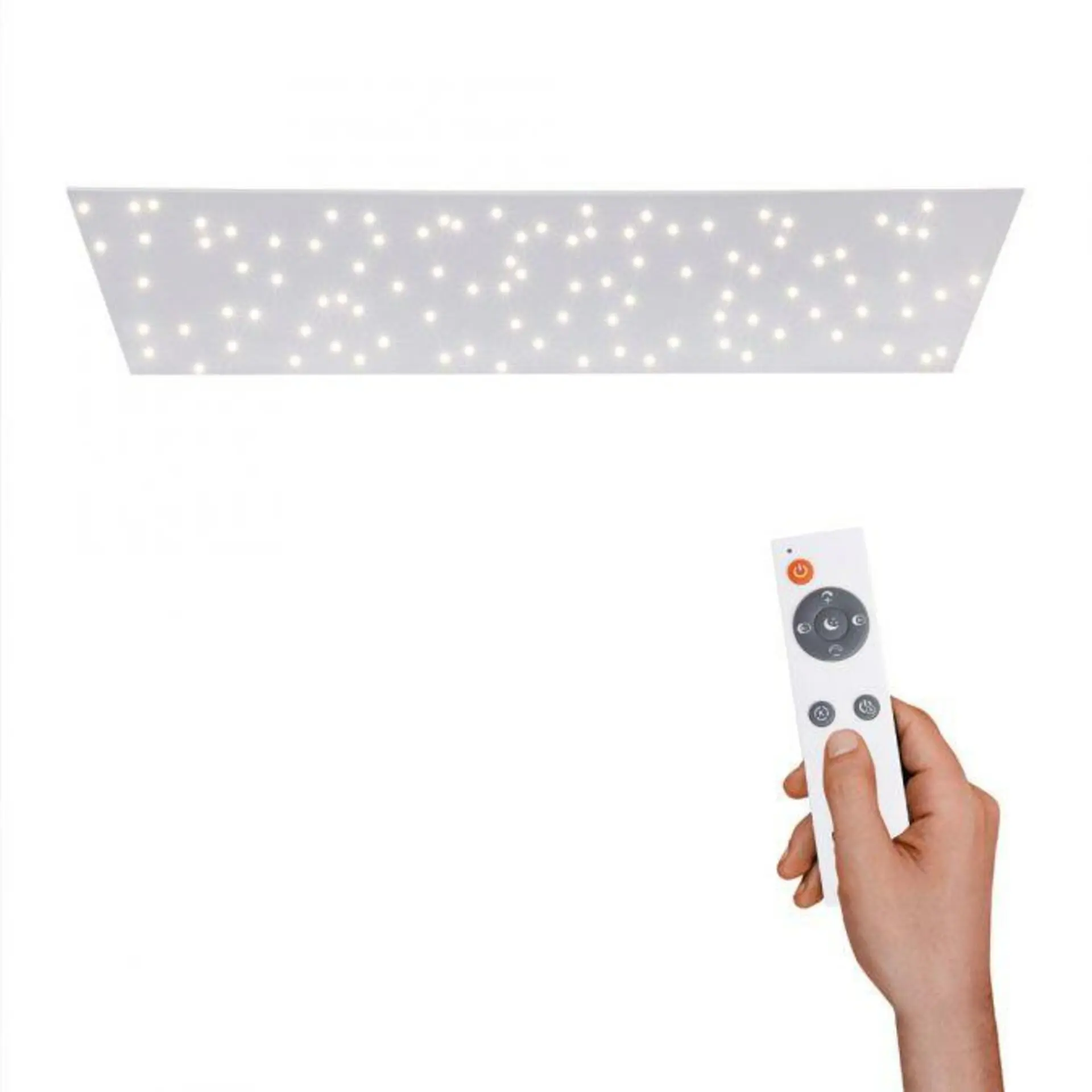 Just Light. Stropní LED panel Sparkle, hv. obl., 2700-5000K, 100 x 25 cm