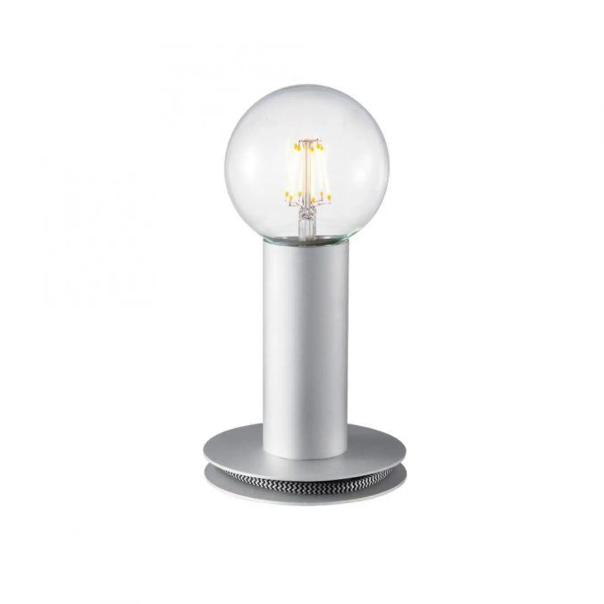 LEUCHTEN DIREKT is JUST LIGHT Stolní lampa barva oceli v industriálním designu pro E27 žárovku LD 14770-55