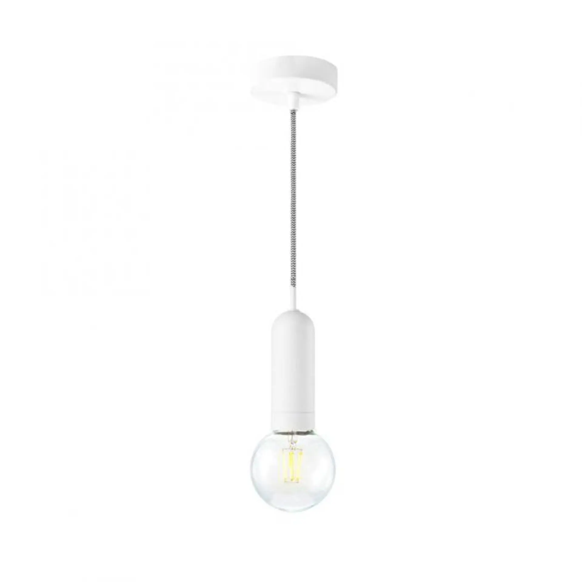 JUST LIGHT LEUCHTEN DIRECT Závěsné svítidlo, bílé, retro, vintage LD 14775-16