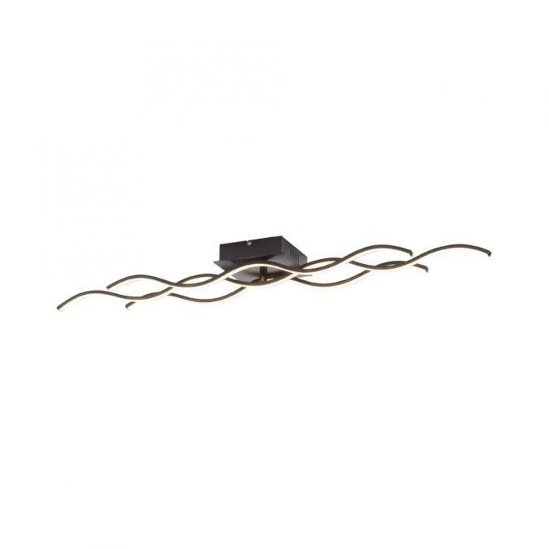 LD 15166-18 WAVE LED stropní svítidlo, design vlny, černá 3000K - LEUCHTEN DIREKT / JUST LIGHT