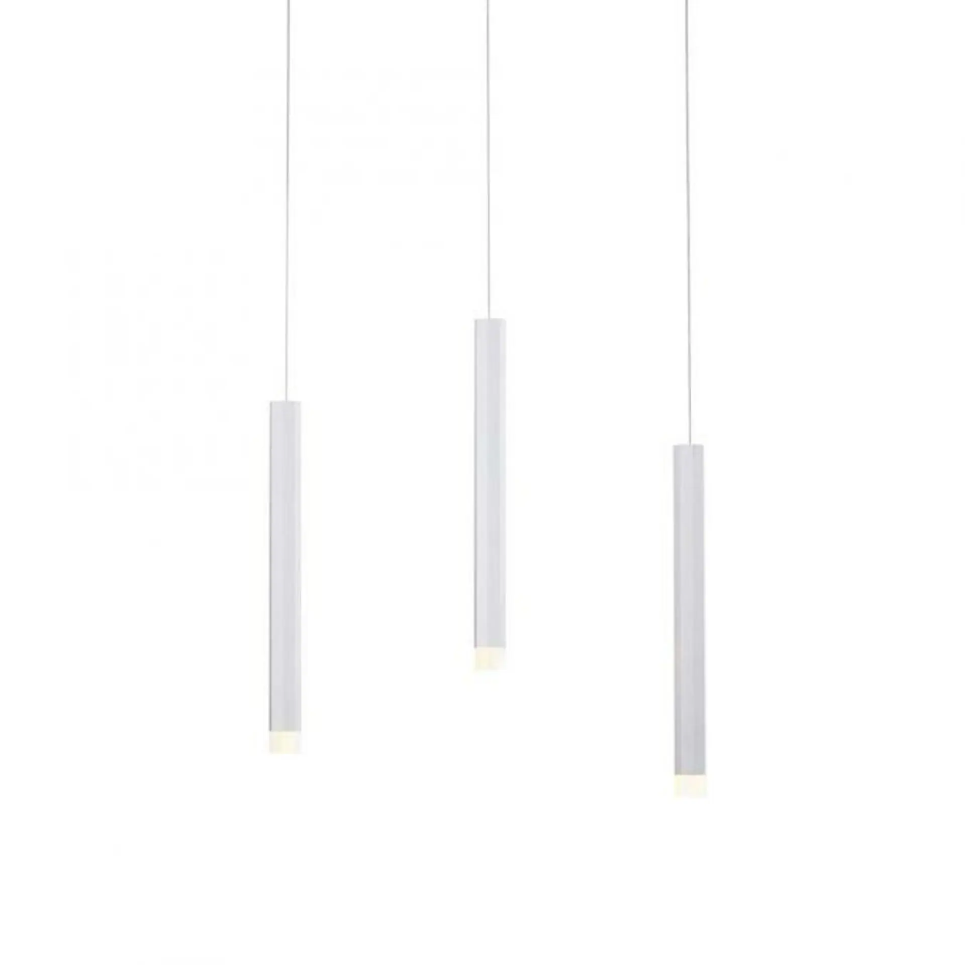 LEUCHTEN DIREKT is JUST LIGHT LED závěsné svítidlo, bílé, teplá bílá, IP20, do interiéru 3000K