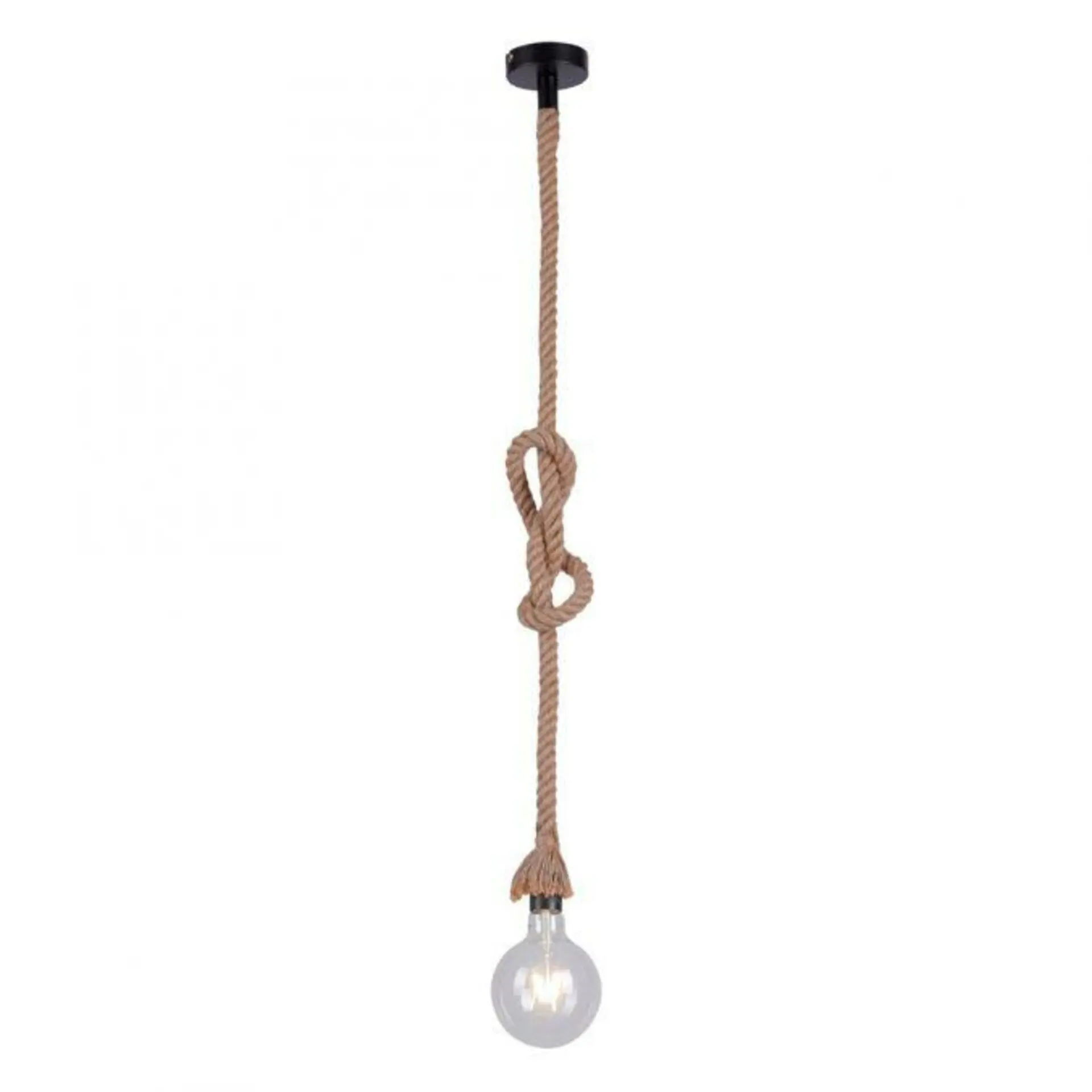 LD 15481-18 ROPE Závěsné svítidlo ROPE E27 60W 230V lano - LEUCHTEN DIREKT / JUST LIGHT