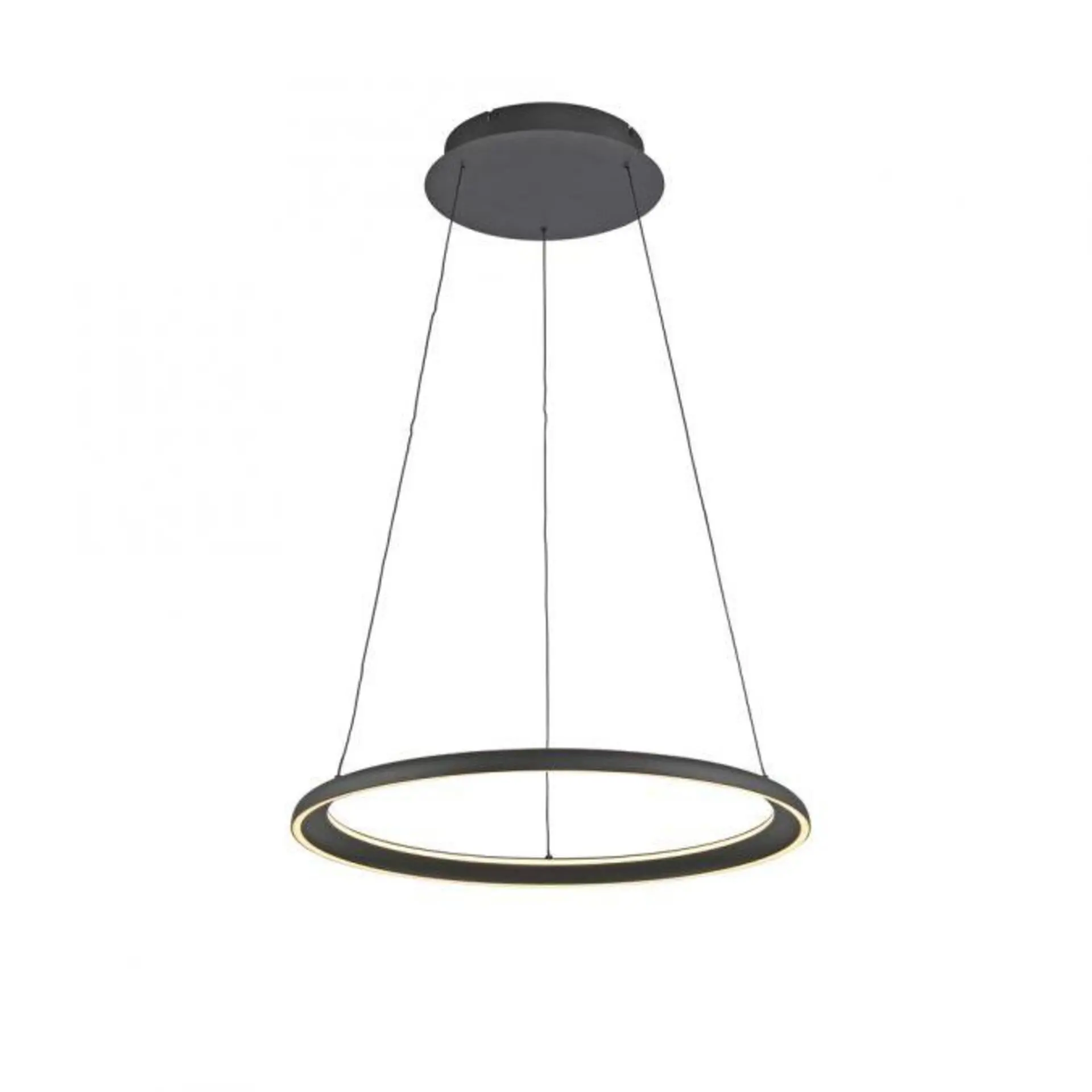 PAUL NEUHAUS JUST LIGHT Kolekce Schöner Wohnen LED závěsné svítidlo QUILLO, černé, stmívatelné, Comfort Lift, SimplyDim 3000K