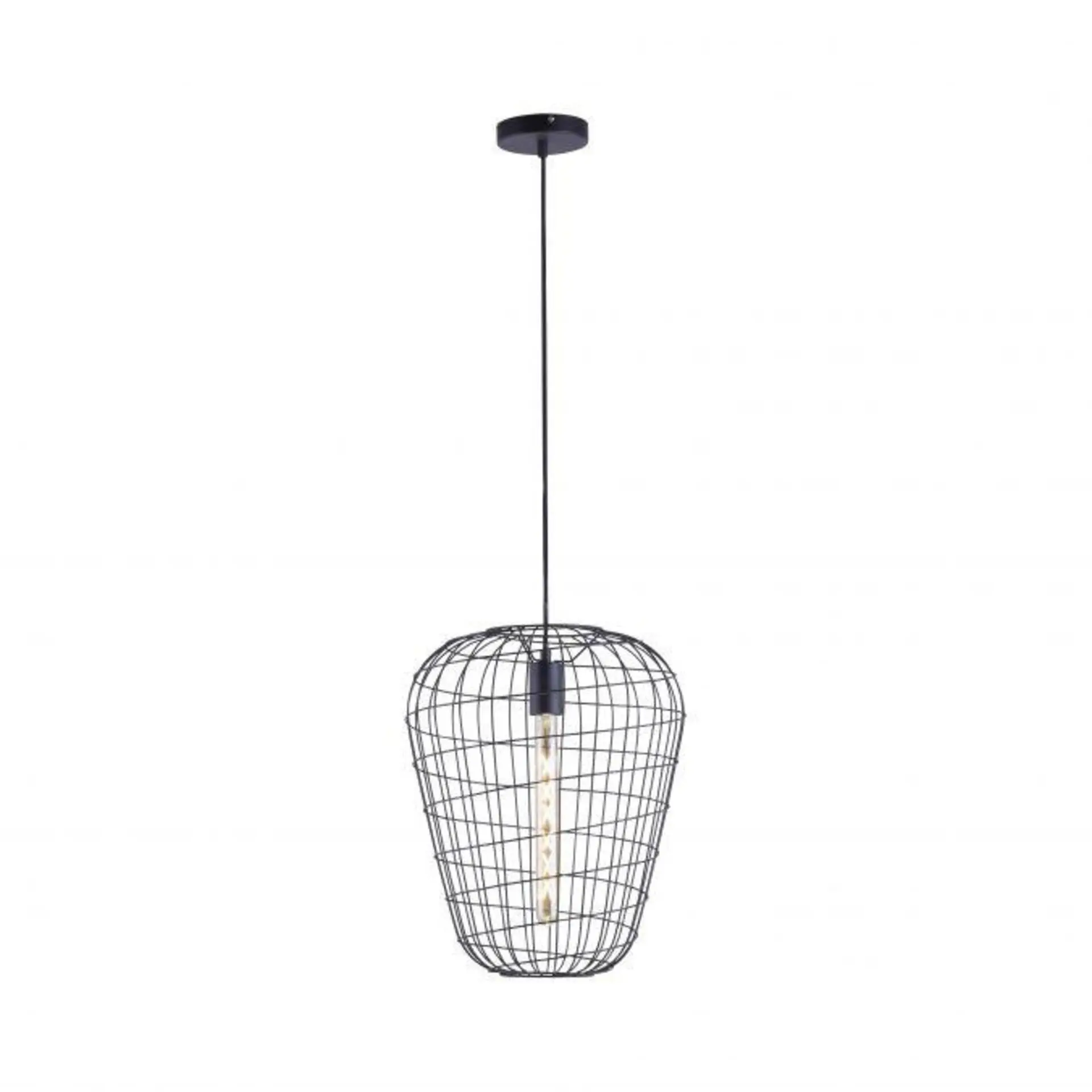 JUST LIGHT LEUCHTEN DIRECT Závěsné svítidlo, černá, retro, moderní design LD 15836-18