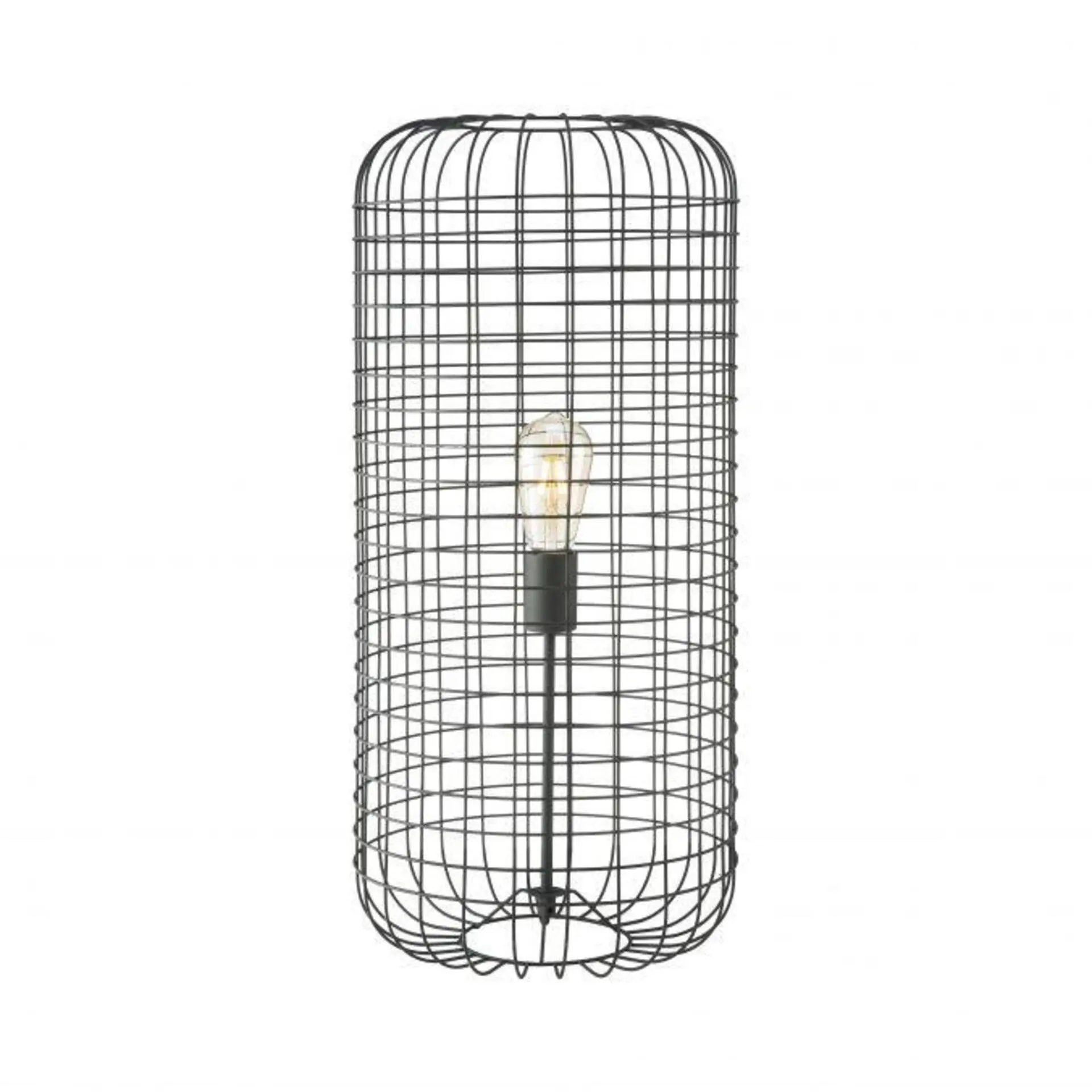LEUCHTEN DIREKT is JUST LIGHT Stolní lampa industriální design v černé barvě LD 15842-18