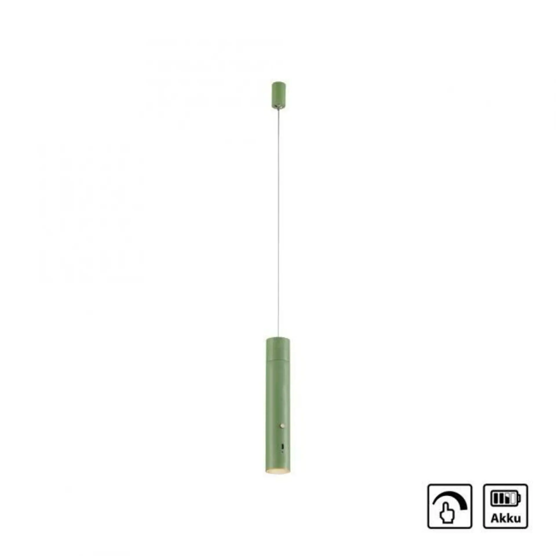 LD 18281-43 ATTACH LED závěsné svítidlo zelené nastavitelná výška magnetická nabíjecí hlava 3000K - JUST LIGHT