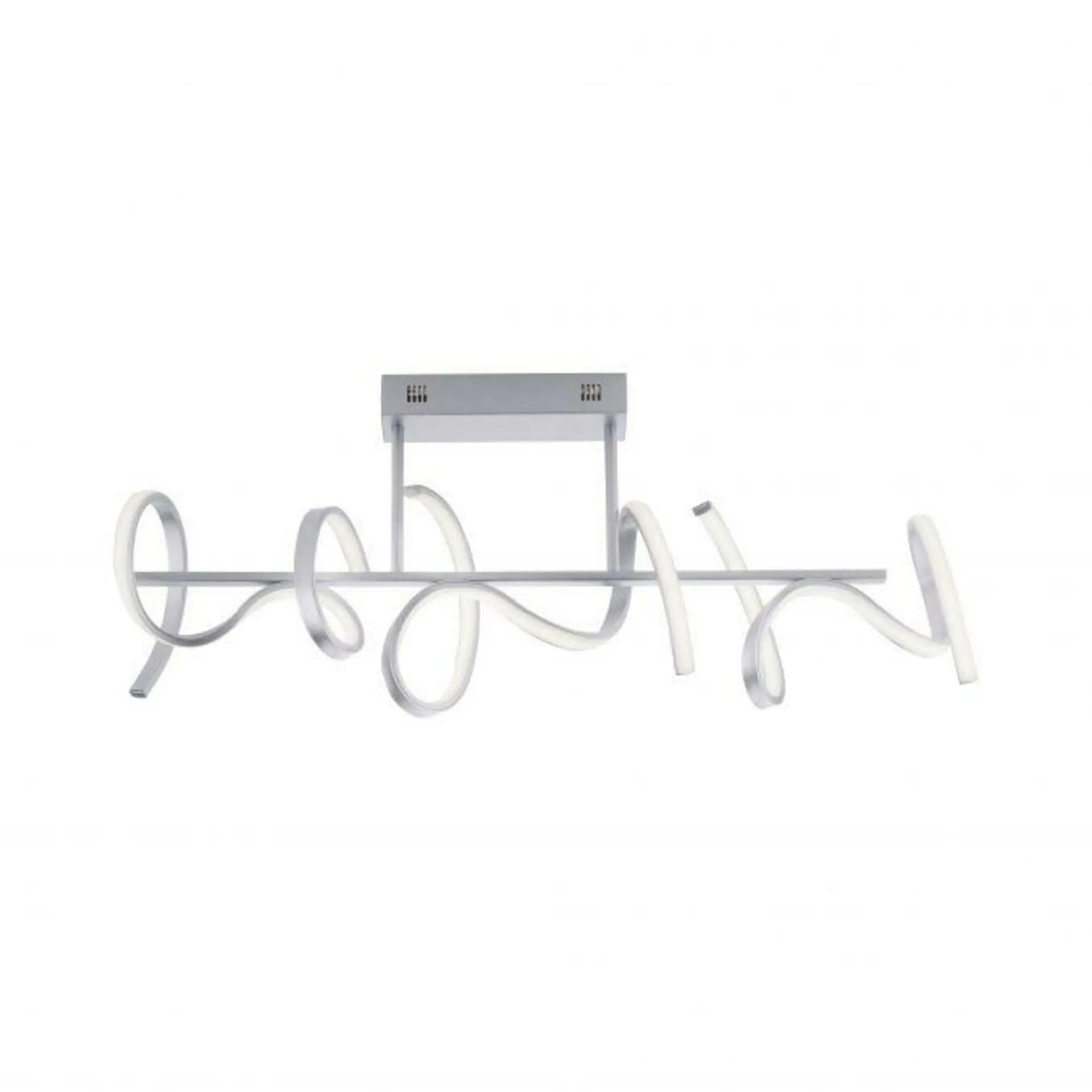LD 19032-21 CURLS LED stropní svítidlo, stříbrná, moderní design SimplyDim 3000K - LEUCHTEN DIREKT / JUST LIGHT