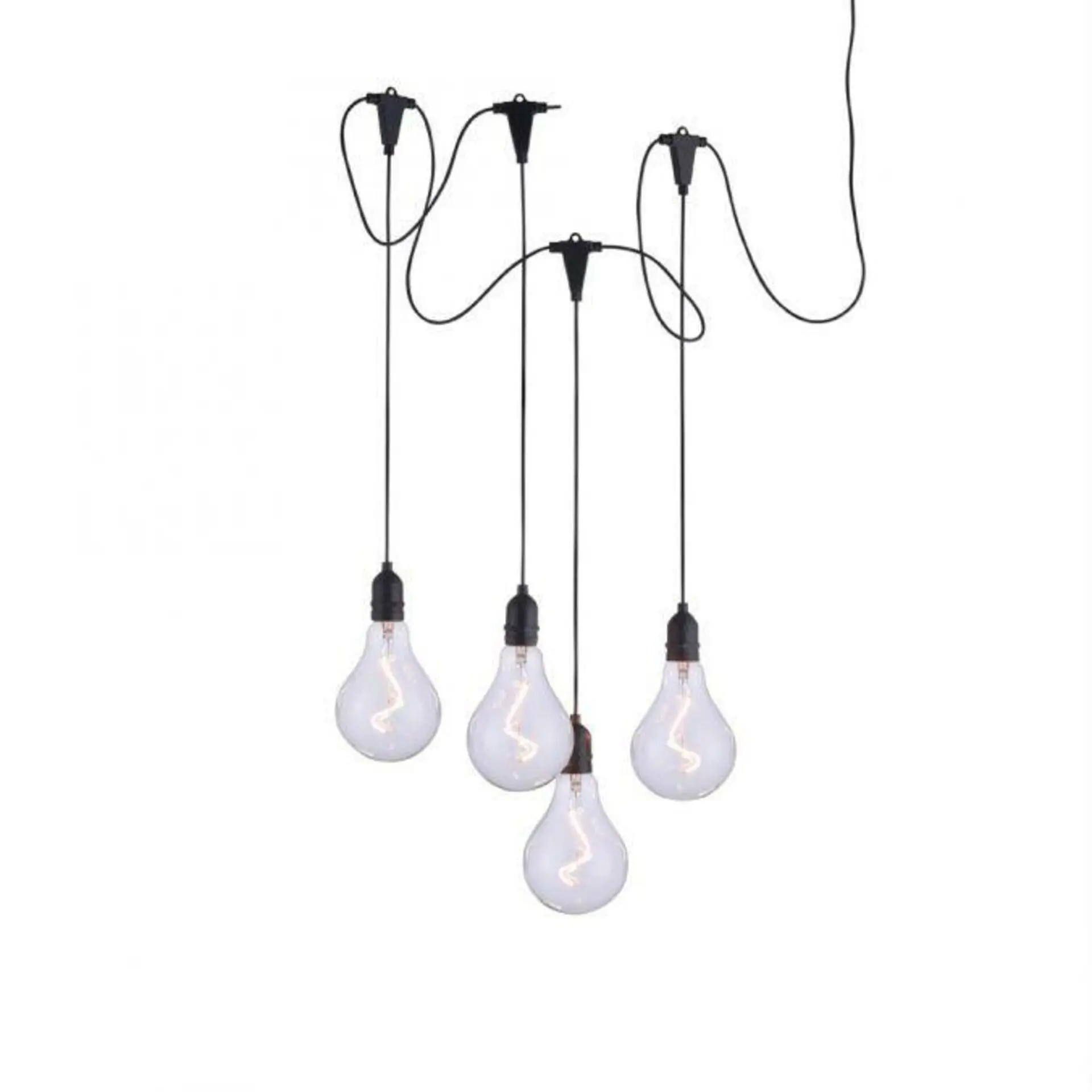 LD 19094-18 ENNI LED závěsné svítidlo, černá, ochrana proti stříkající vodě, moderní, časovač 3000K - LEUCHTEN DIREKT / JUST LIGHT