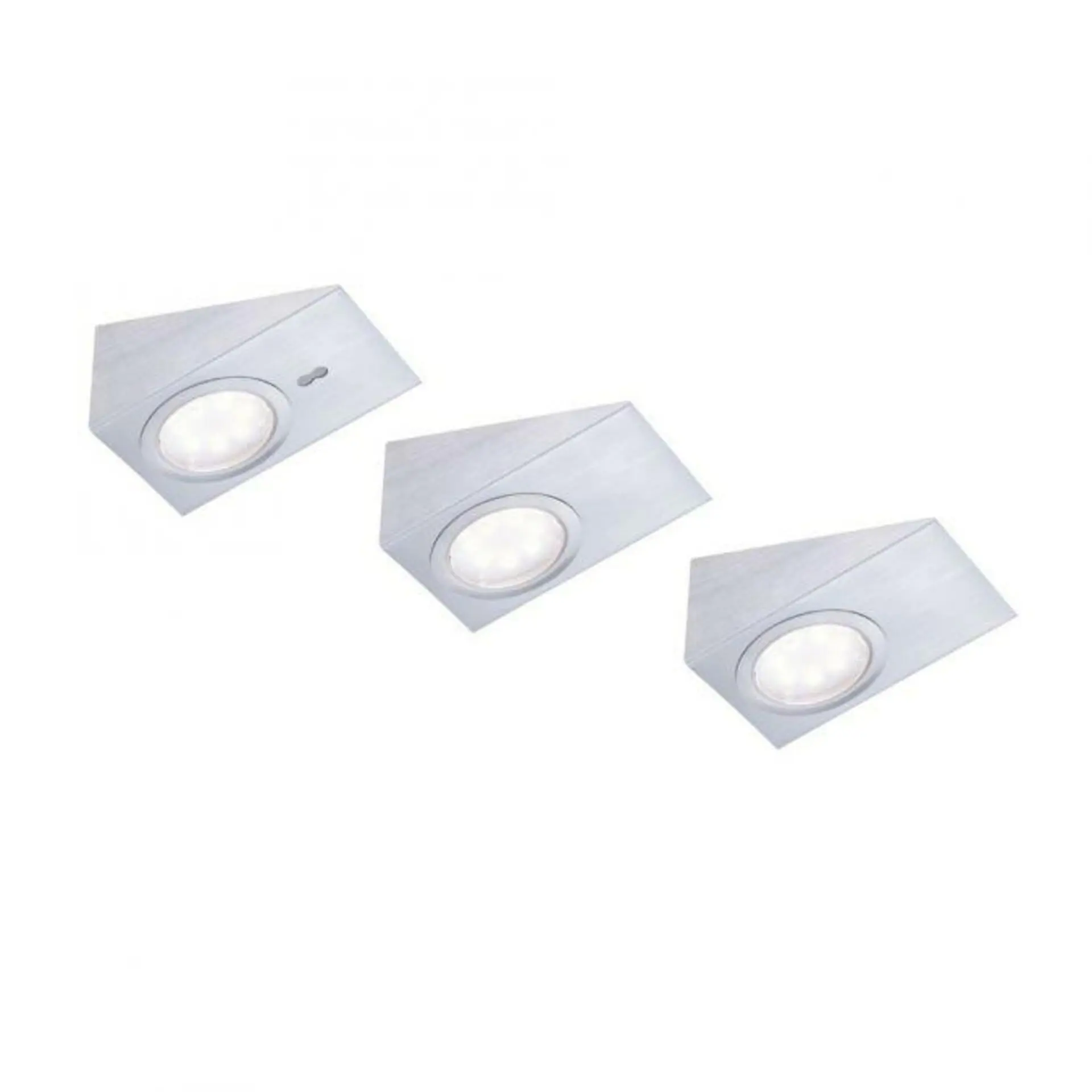 LEUCHTEN DIREKT is JUST LIGHT LED skříňkové svítidlo, ocel, 3-ramenné, klínovité, moderní 3000K 84111-55-3