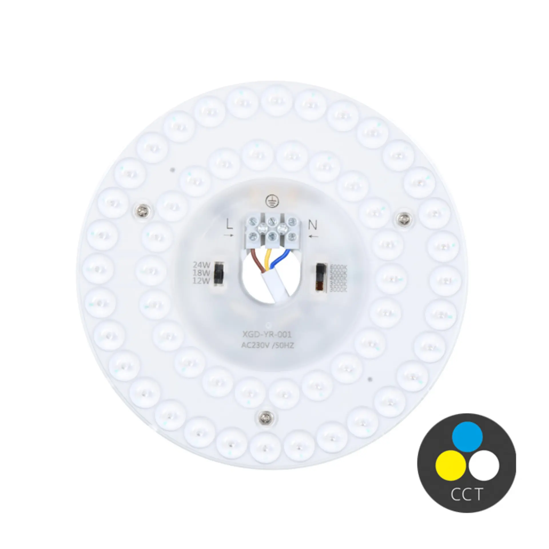 Ecolite SMD modul kruh 17cm 12-18-24W CCT IP20 max 3200lm LED-MZA-24W/CCT