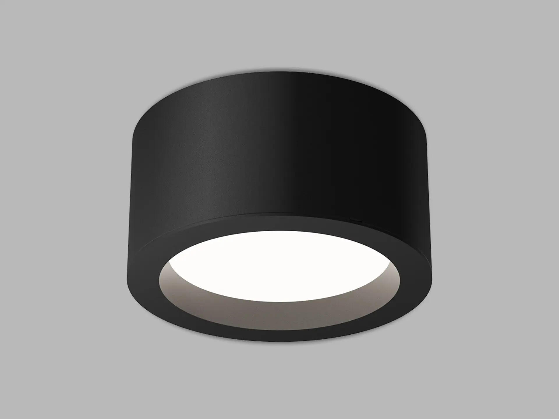 LED2 1235553 KAPA ON 19, B 25W 3000K/3500K/4000K stropní černá