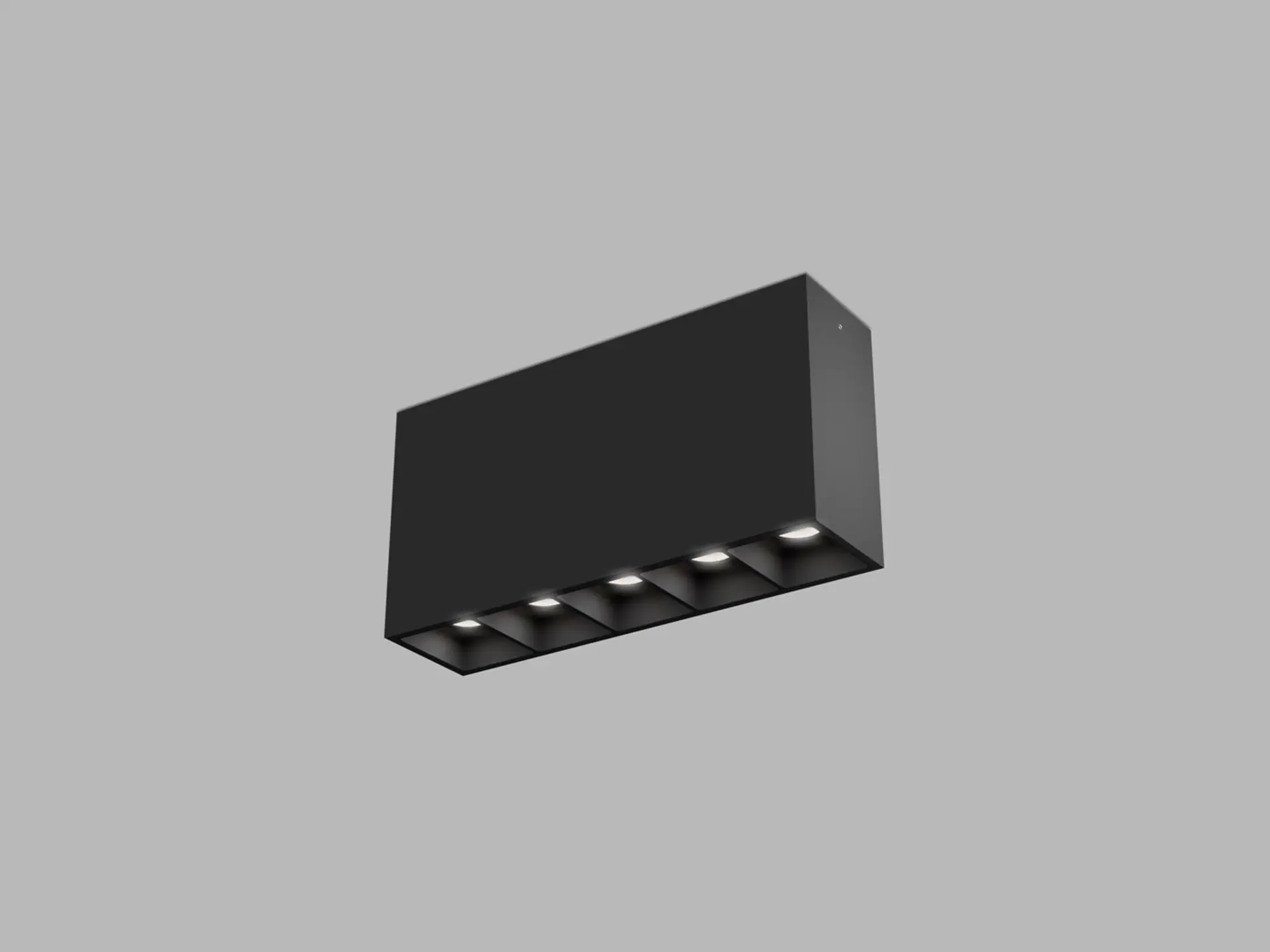 LED2 1562573D LED2 Stropní svítidlo LINEAR II ON 5, B DALI/PUSH 10W 2700K/3300K/4000K UGR černá - LED2 Lighting