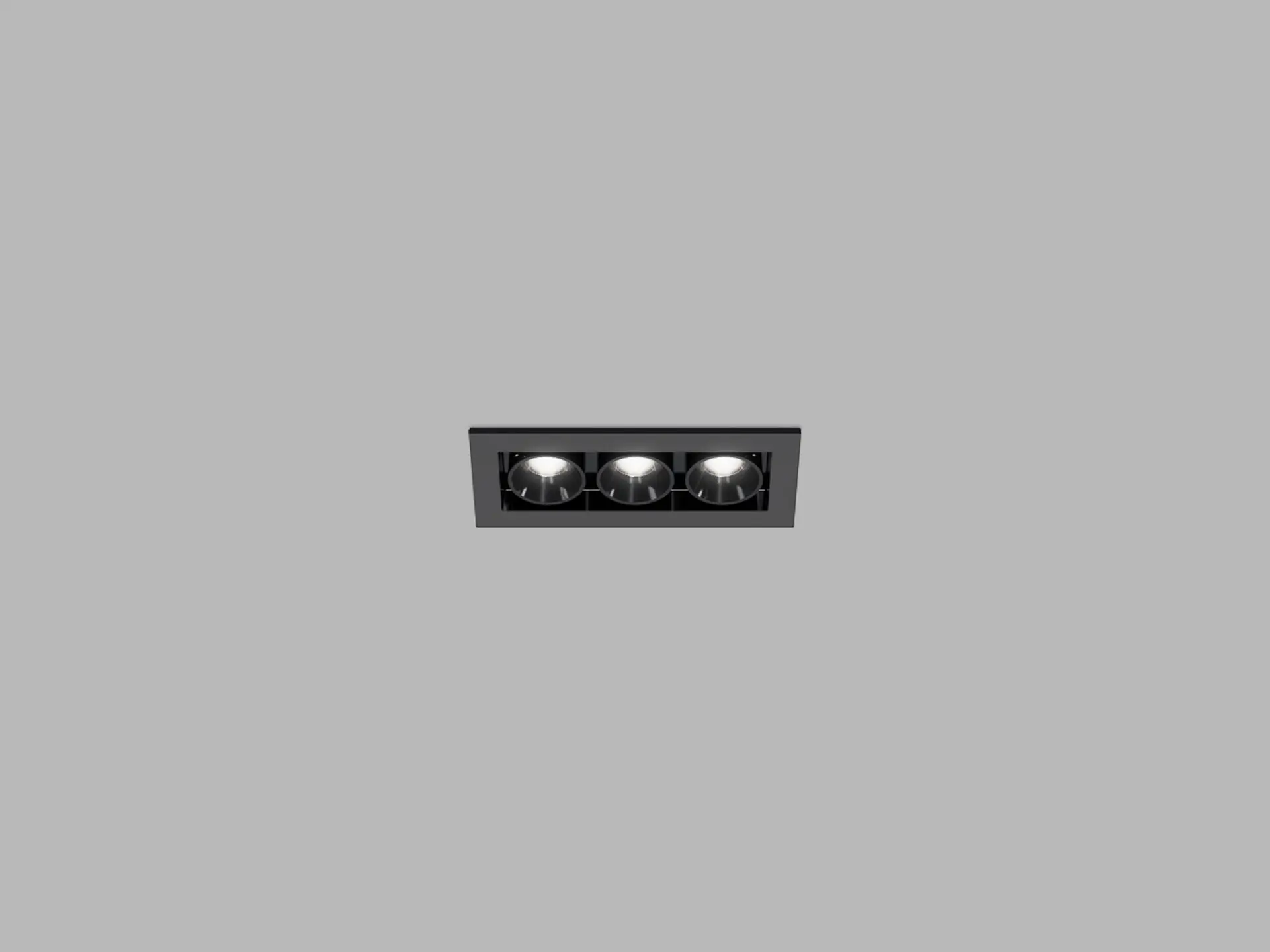 LED2 2560173DT LED2 Zápustné svítidlo RIVA MINI 3, B TRIAC 6W 2700K/3000K/4000K UGR černá - LED2 Lighting