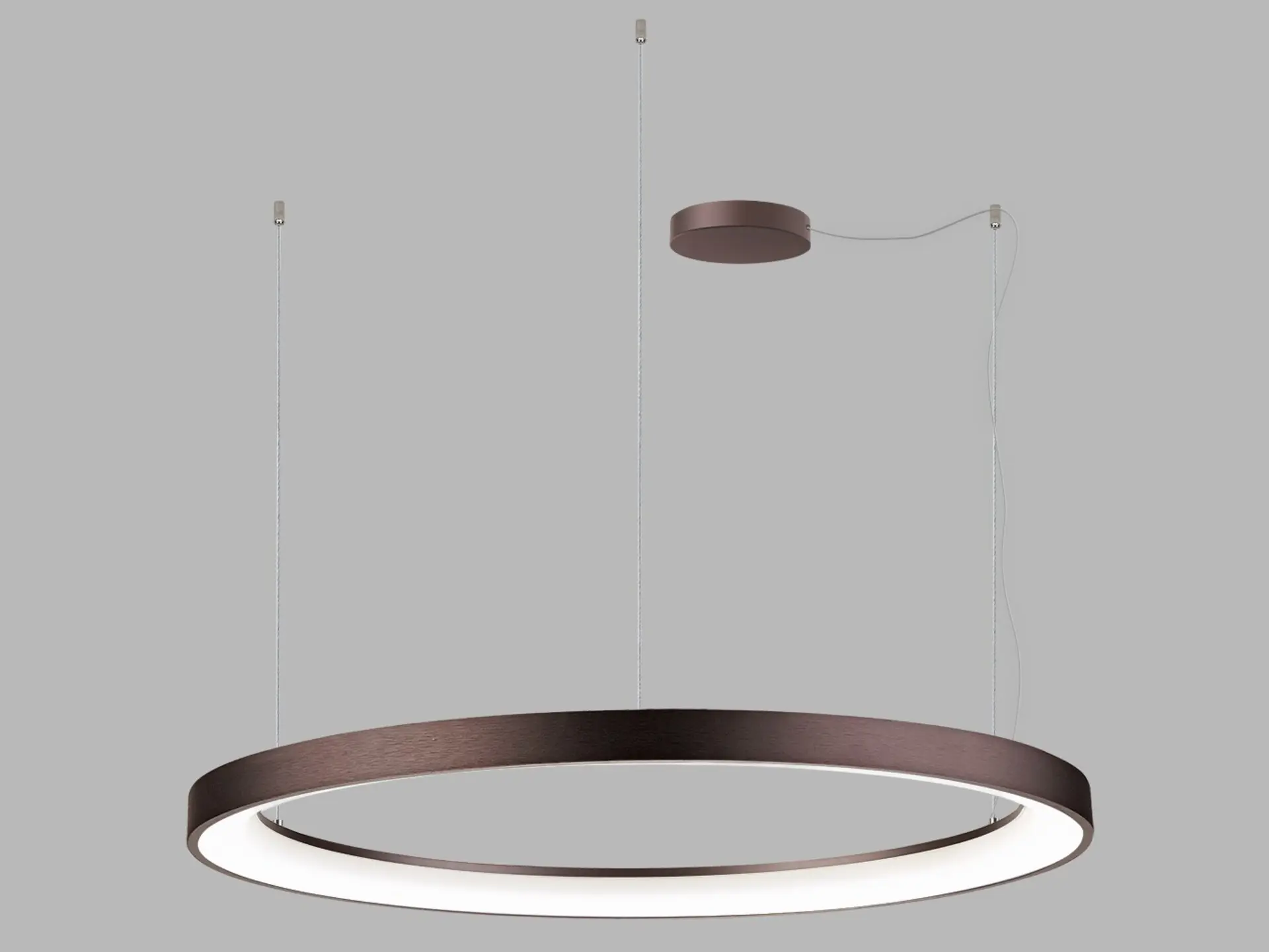 LED2 3273358D Svítidlo BELLA SLIM 98 P-Z, CF DIM 80W 2CCT 3000K/4000K závěsné kávová - LED2 Lighting