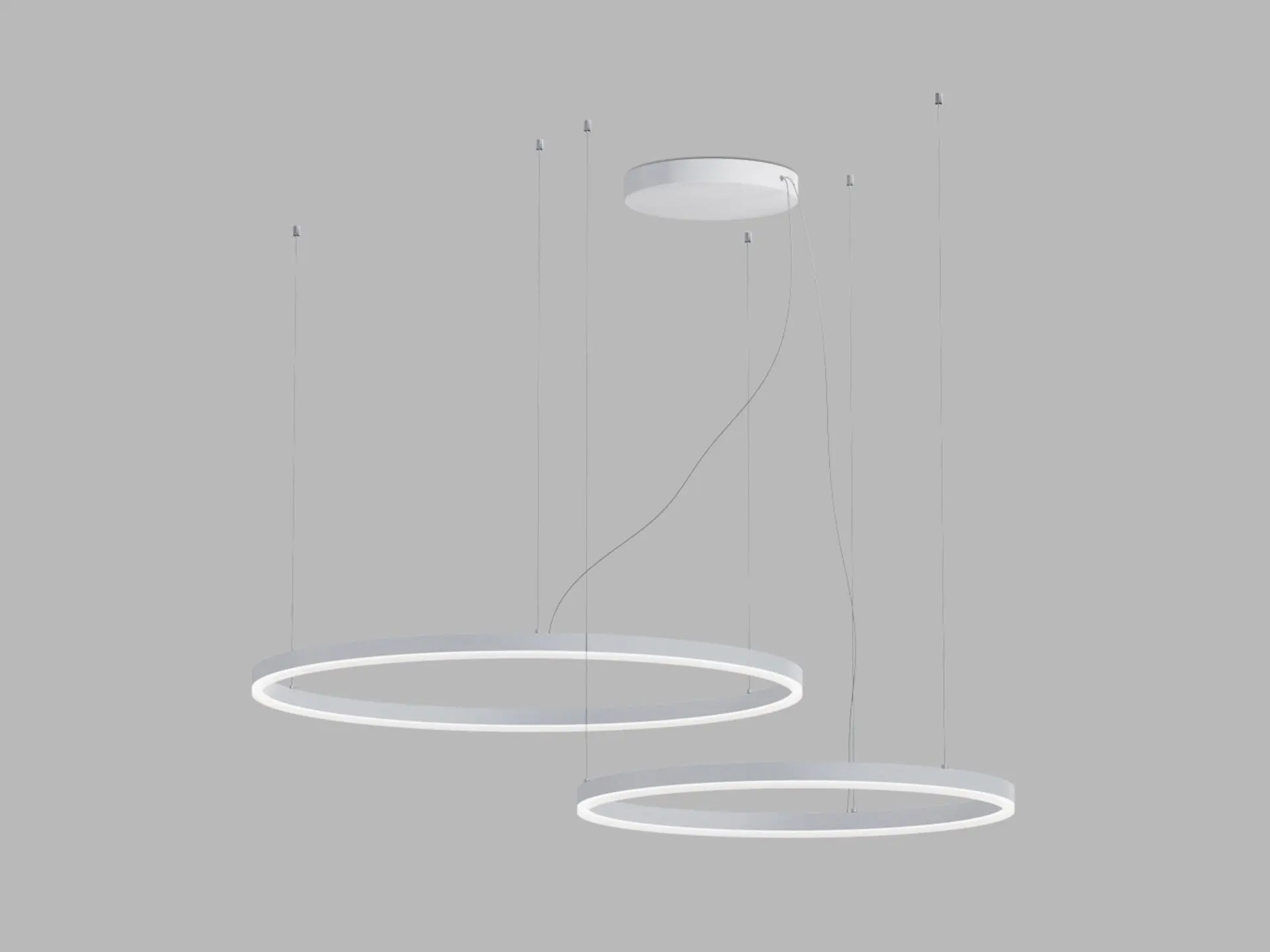 LED2 3274671DT LED2 Závěsné svítidlo CIRCLE SET 2 P-Z, W TRIAC 104W 2700K/3000K/4000K bílá - LED2 Lighting