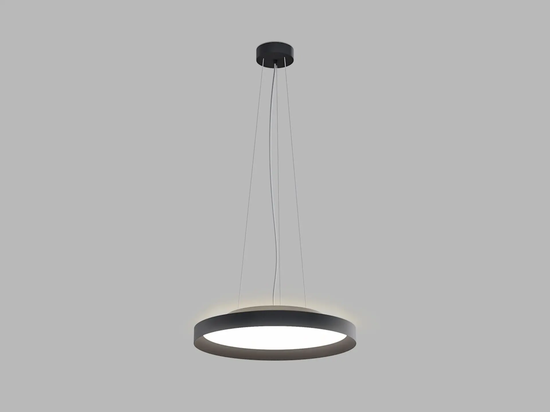 LED2 3274873DTW LED2 Závěsné svítidlo MOON 40 P/N-Z, B DALI TW/PUSH TW 36W (30+6) 2700K-4000K černá - LED2 Lighting