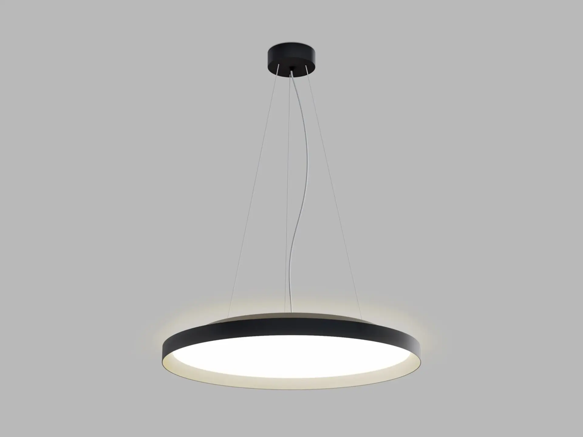 LED2 32749737DT Závěsné svítidlo MOON 60 P/N-Z, BCH TRIAC 60W (50+10) 2700K/3000K/4000K černá/šampaň