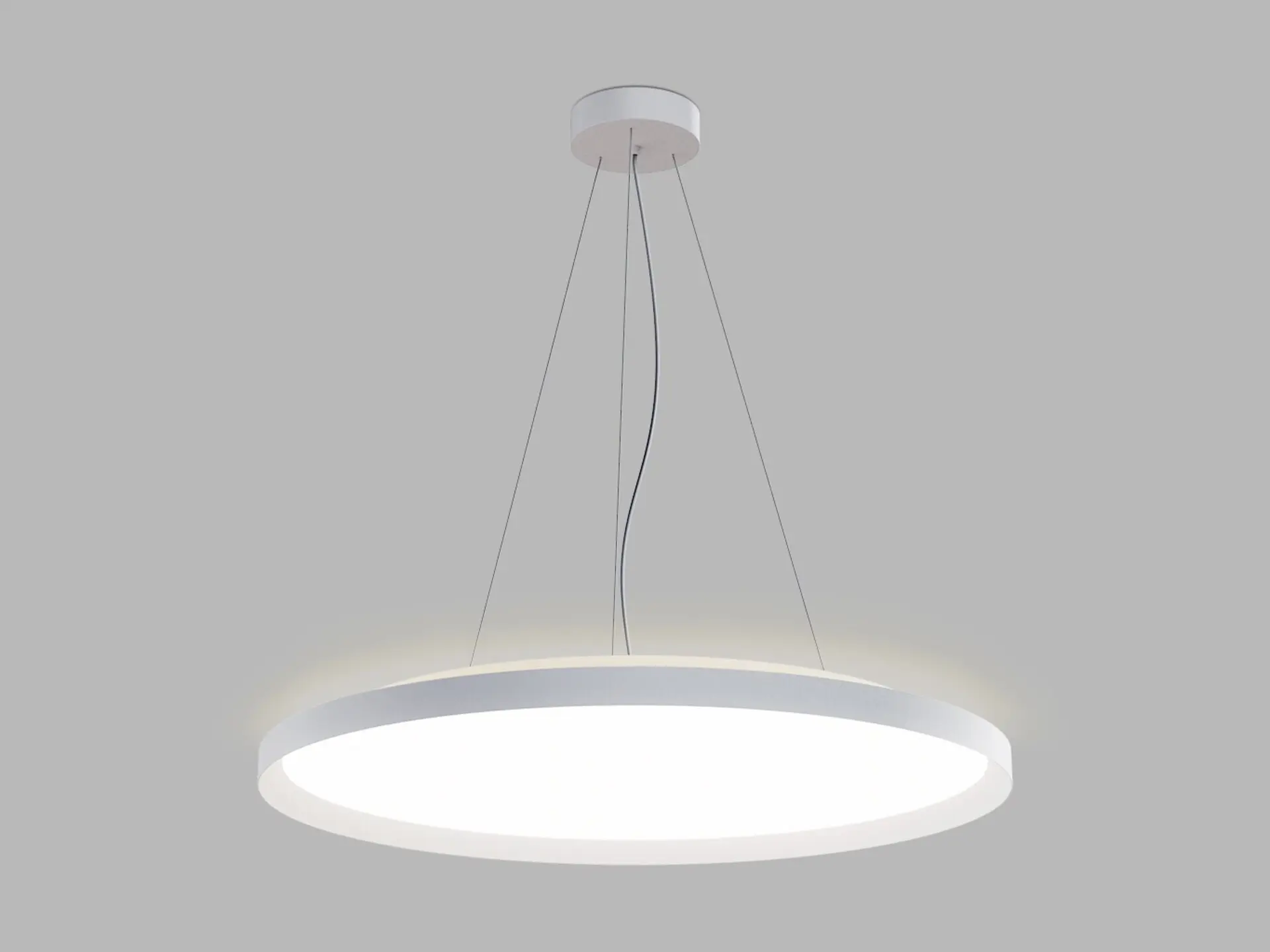 LED2 3275071DT Závěsné svítidlo MOON 80 P/N-Z, W TRIAC 88W (76+12) 2700K/3000K/4000K bílá