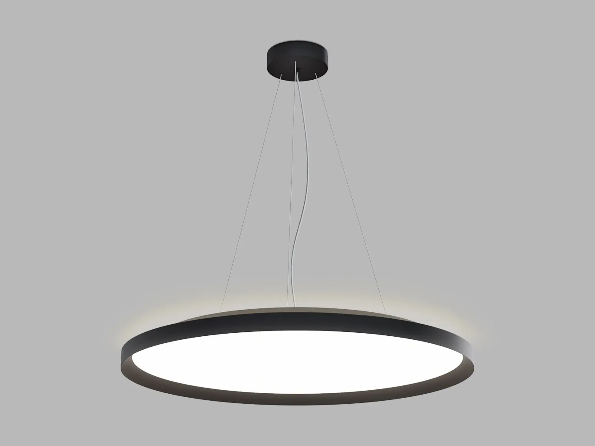 LED2 3275073ZBTW LED2 Závěsné svítidlo MOON 80 P/N-Z, B ZIGBEE TW 88W (76+12) 2700K-4000K černá - LED2 Lighting