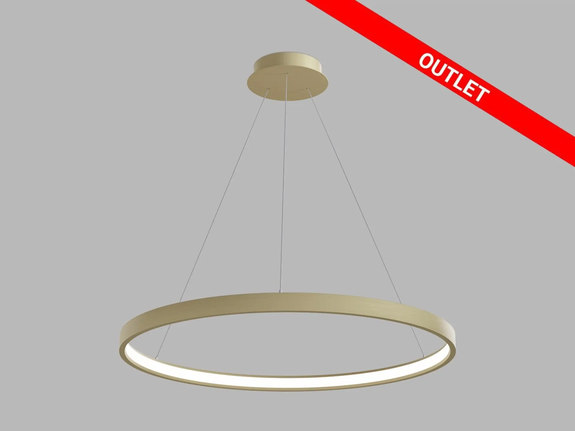 LED2 3275257DT LED2 Závěsné svítidlo CIRO 80 P-Z, G TRIAC DIM 60W 3000K/4000K zlatá - LED2 Lighting
