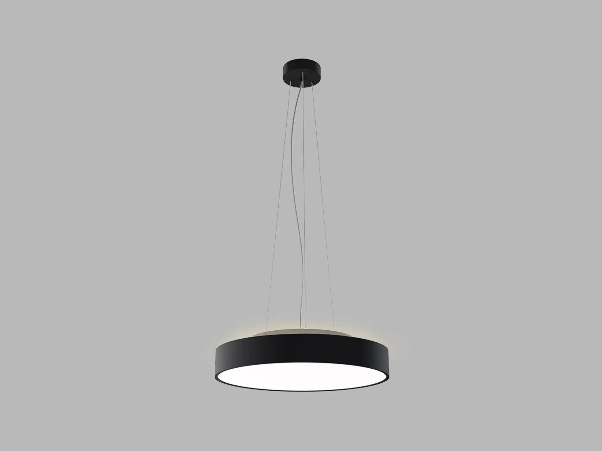 LED2 3275573D Závěsné svítidlo RINGO II 40 P/N-Z, B DALI/PUSH 32+8W 2700K/3000K/4000K černá