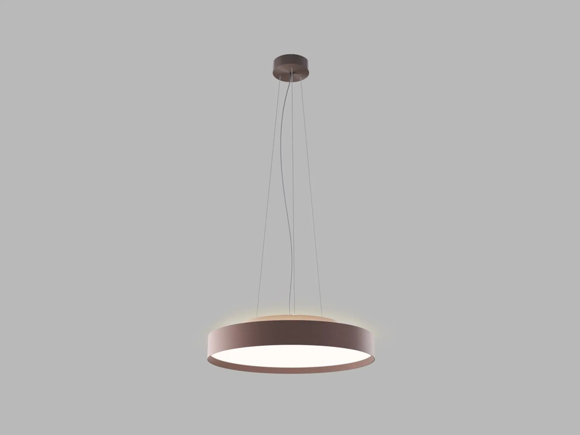 LED2 3275878DT Závěsné svítidlo TORO 40 P/N-Z, CF TRIAC 32+8W 2700K/3000K/4000K hnědá