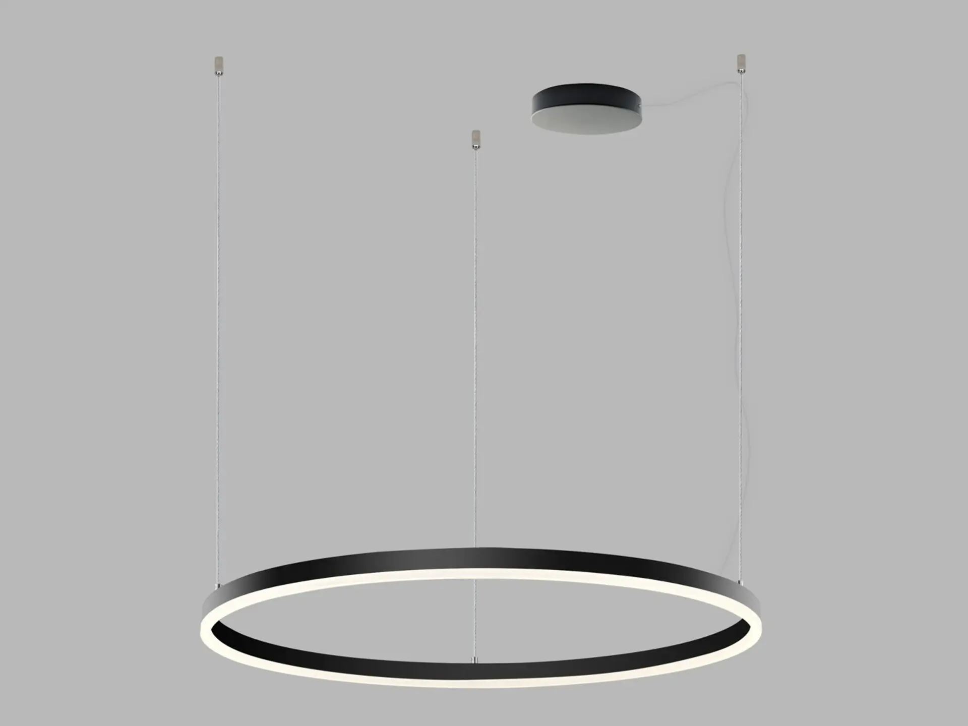 LED2 3276273D LED2 Závěsné svítidlo CIRCLE 80 P-Z/ST, B DALI/PUSH 62W 2700K/3000K/4000K černá - LED2 Lighting