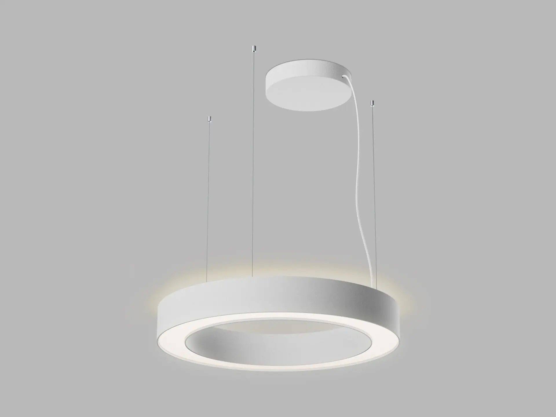 LED2 3276371DT Závěsné svítidlo SATURN SLIM II 60 P/N-Z, W TRIAC 60W (40+20) 2700K/3000K/4000K bílá