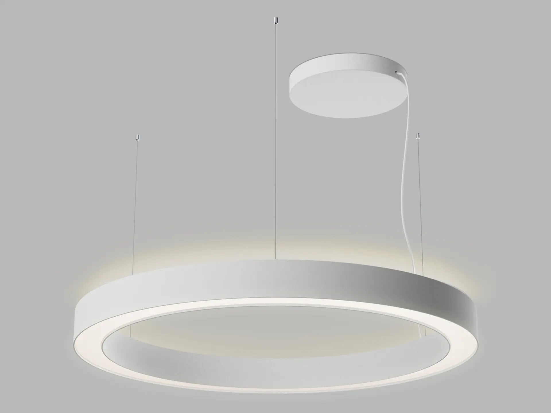 LED2 3276571CSTW Závěsné svítidlo SATURN SLIM II 100 P/N-Z, W CASAMBI TW 120W (80+40) 2700K-4000K bílá