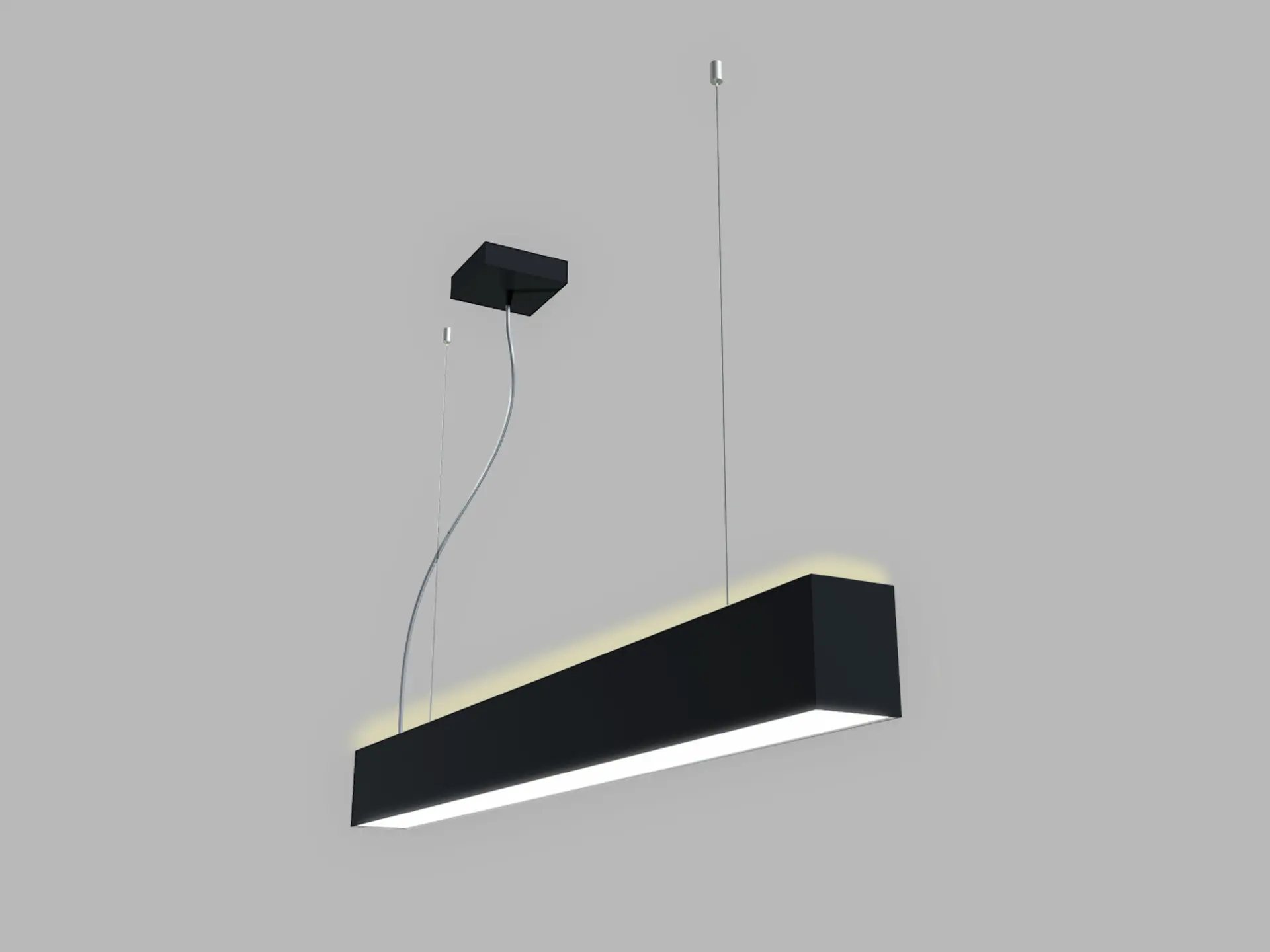 LED2 3313553 LED2 Závěsné svítidlo LINO 90 P/N-Z, B PRISMA 18-24W 3CCT 3000K/3500/4000K UGR černá - LED2 Lighting