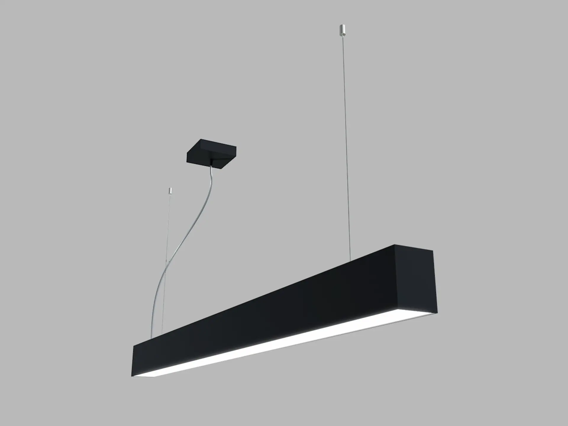 LED2 3314253DT Závěsné svítidlo LINO II 120 P-Z, B TRIAC 32W 3000K/3500K/4000K černá