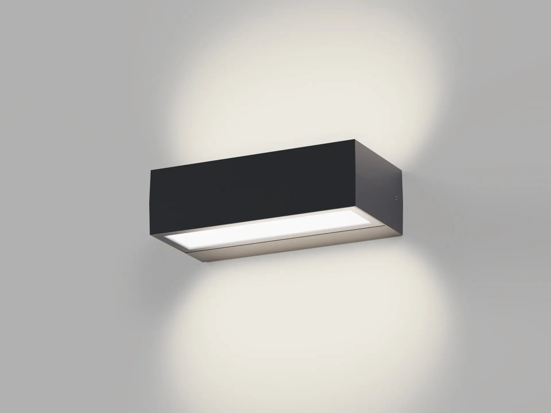 LED2 5238354 Venkovní nástěnné svítidlo KVADER II, A antracit