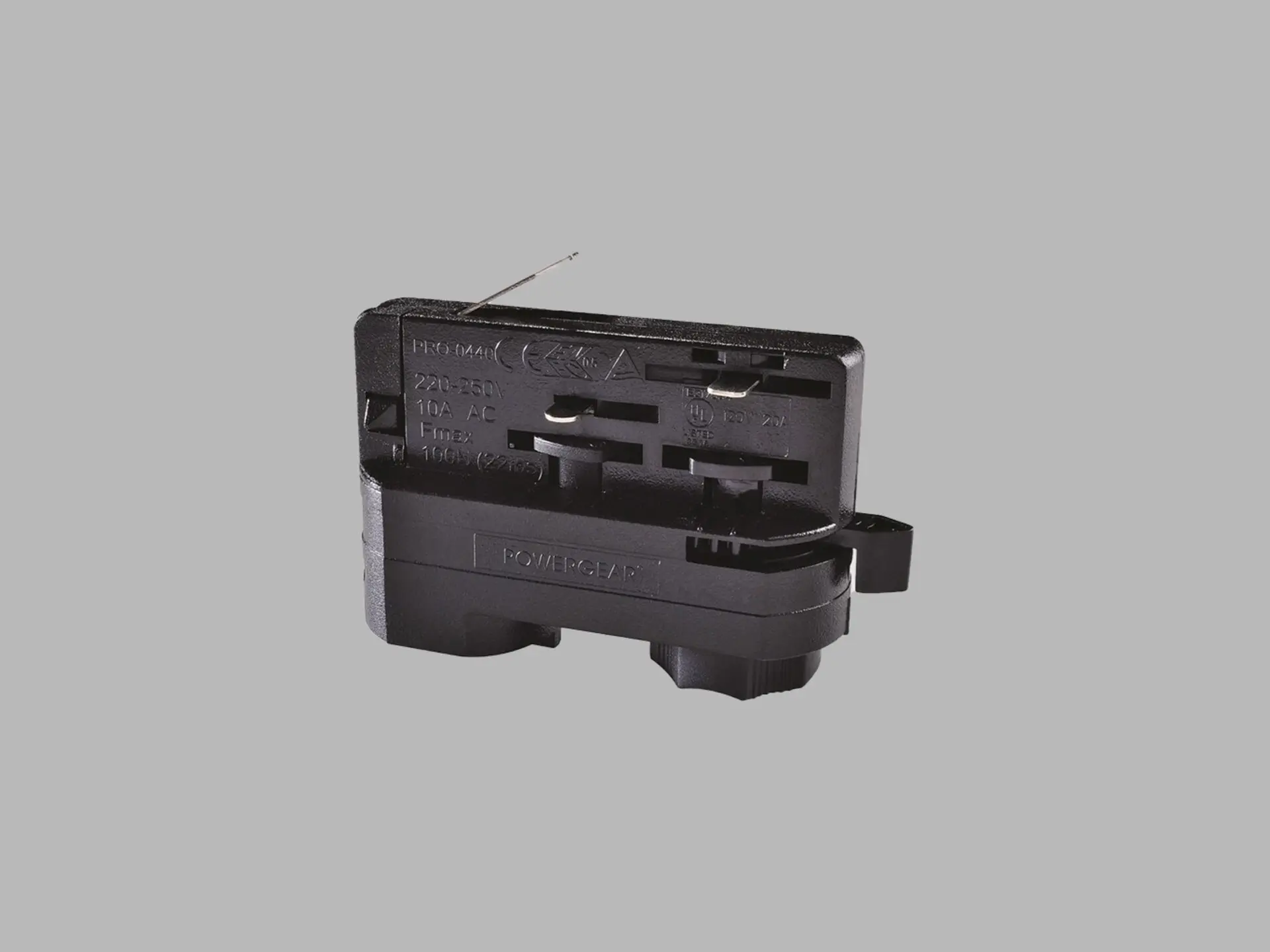 LED2 6361703 ECO TRACK adaptér pro závěsné svítidlo, B černá