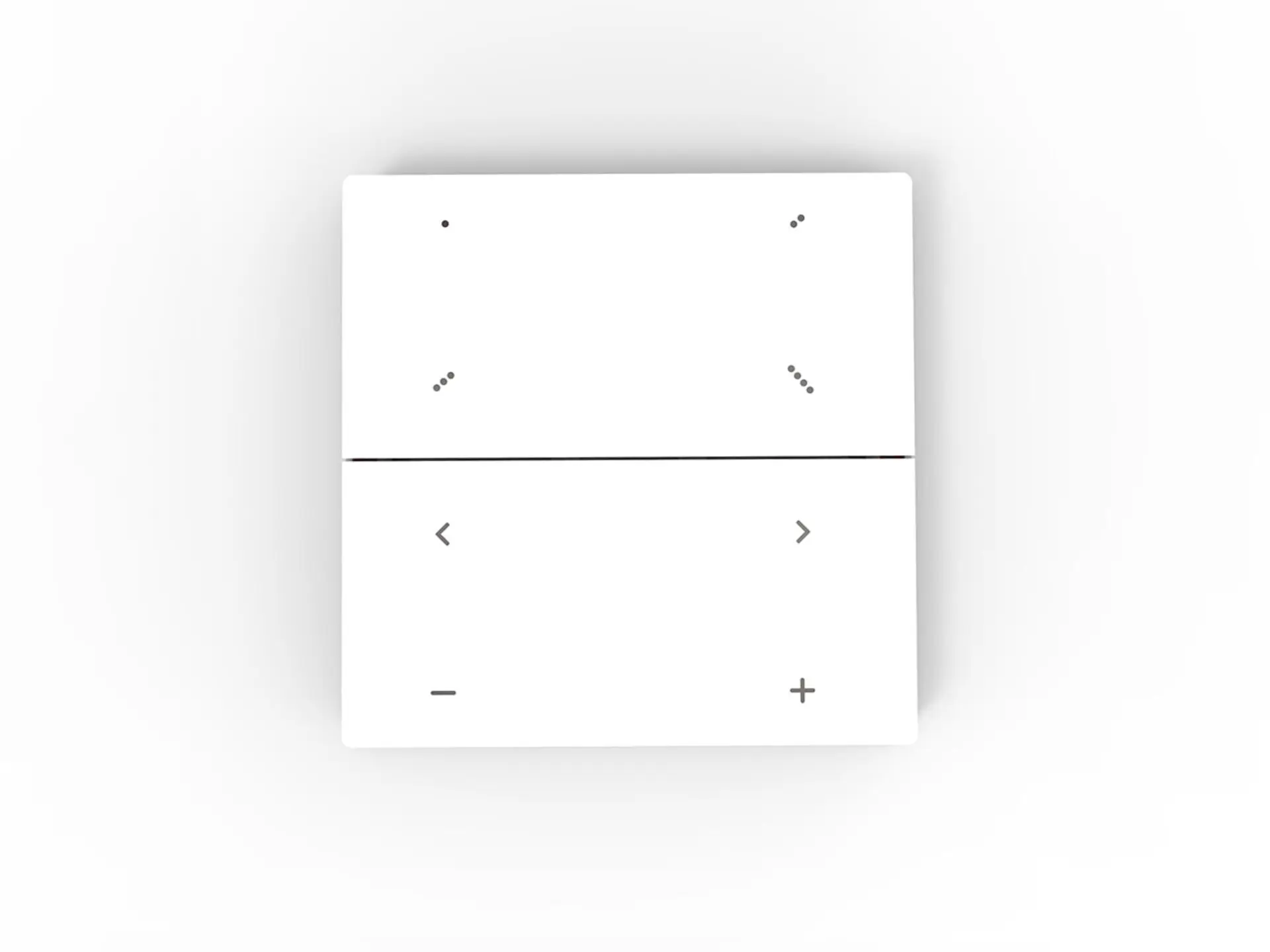 LED2 VBA-RCS8-W Casambi Smart nástěnný dálkový ovladač Tunable White sklo - LED2 Lighting