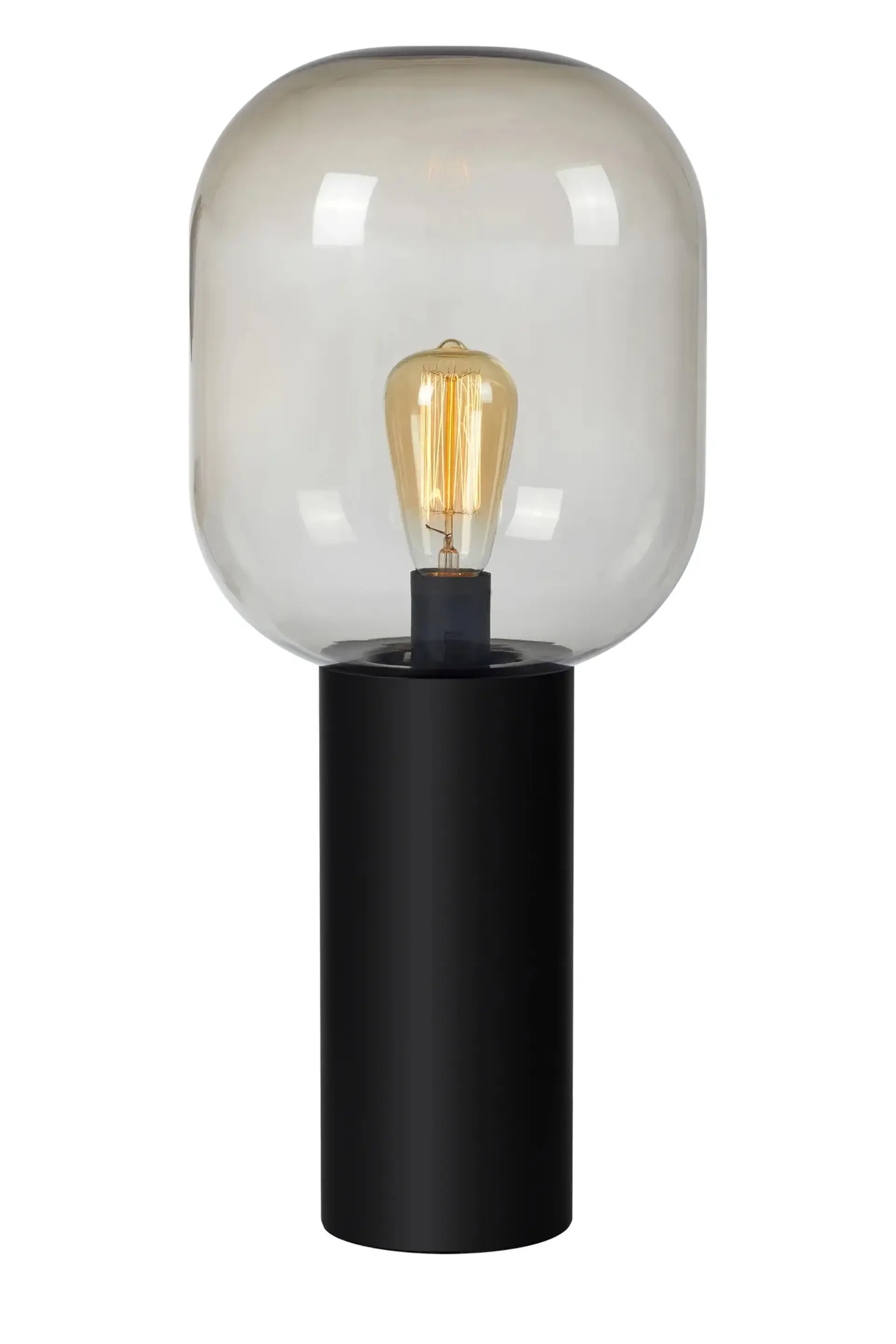 MARKSLOJD Markslöjd stolní lampa Brooklyn černá/kouřová 56 cm
