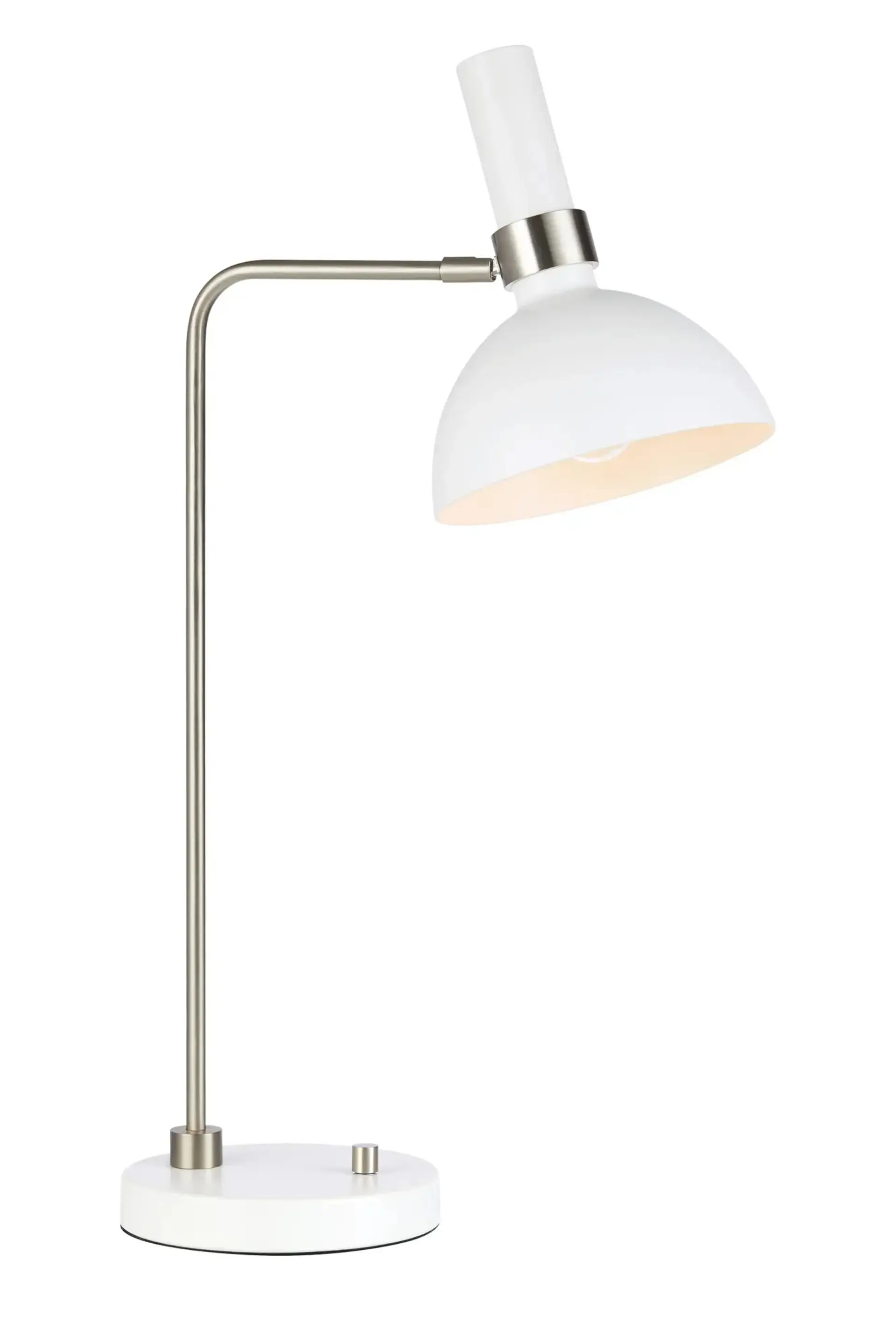 MARKSLOJD Markslöjd stolní lampa Larry bílá/chrom