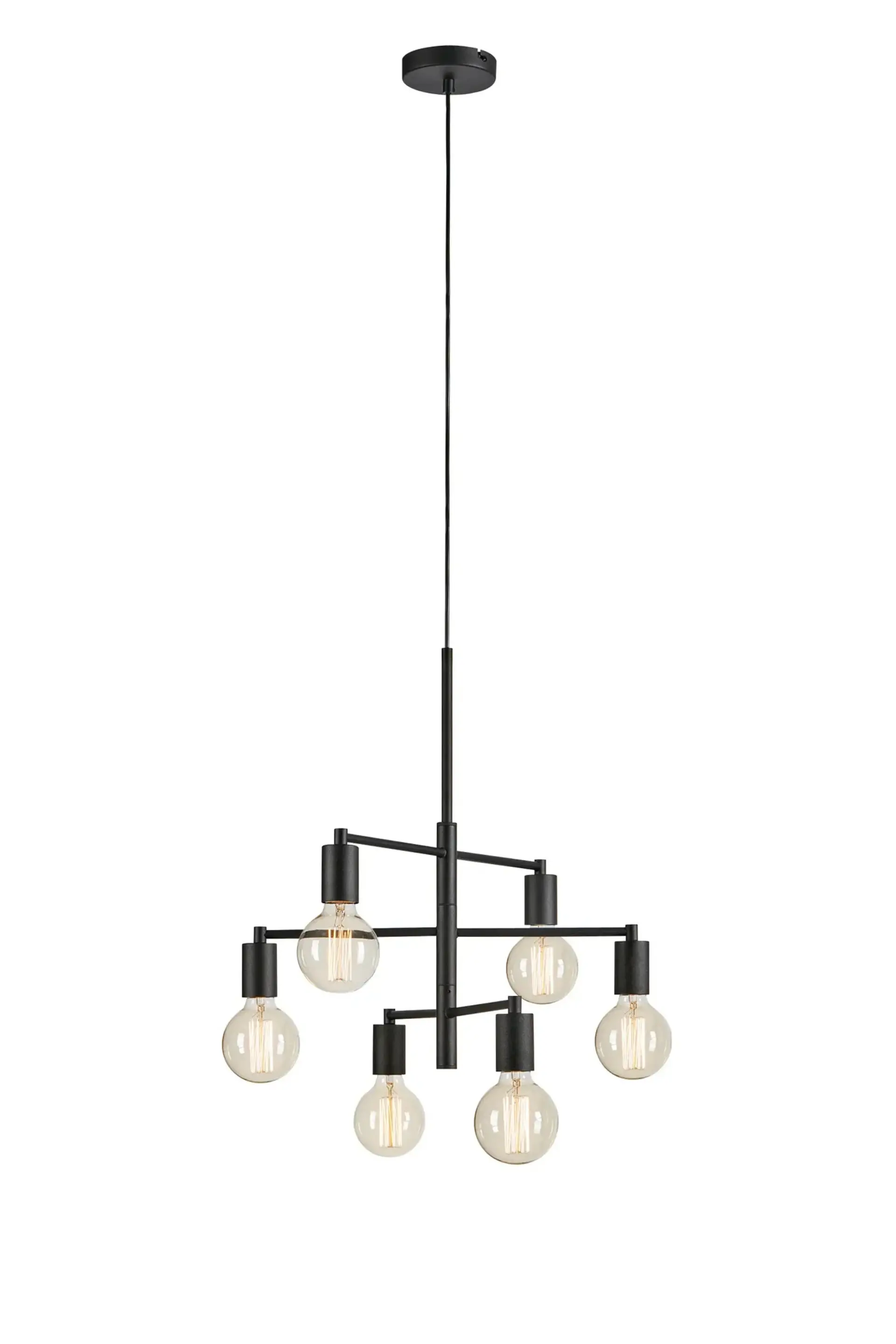 MARKSLOJD Markslöjd Cielo závěsné svítidlo černé 6 lamp