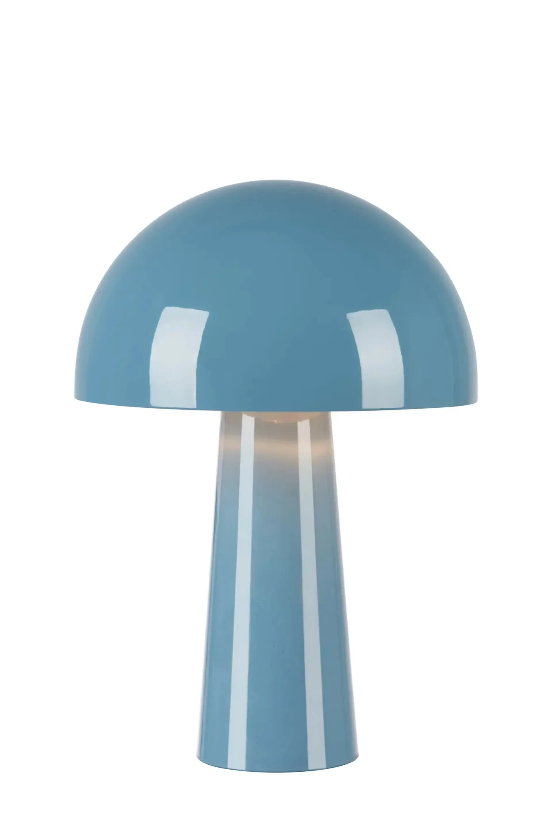 Modrá stolní lampa s kovovým stínidlem (výška 36 cm) Mantar – Markslöjd