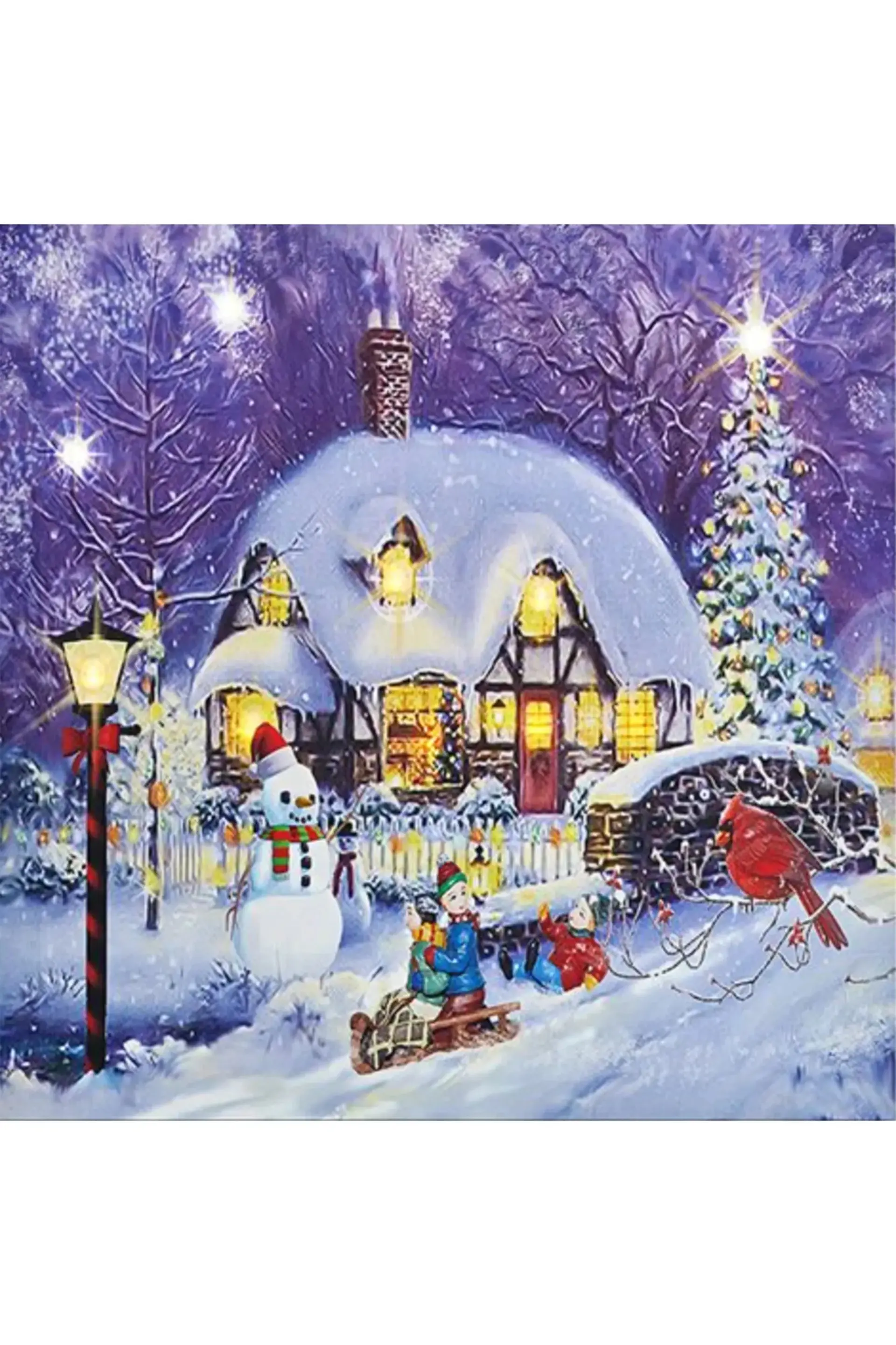 MARKSLOJD Markslöjd Motiv LED vánoční obraz 30x30 cm