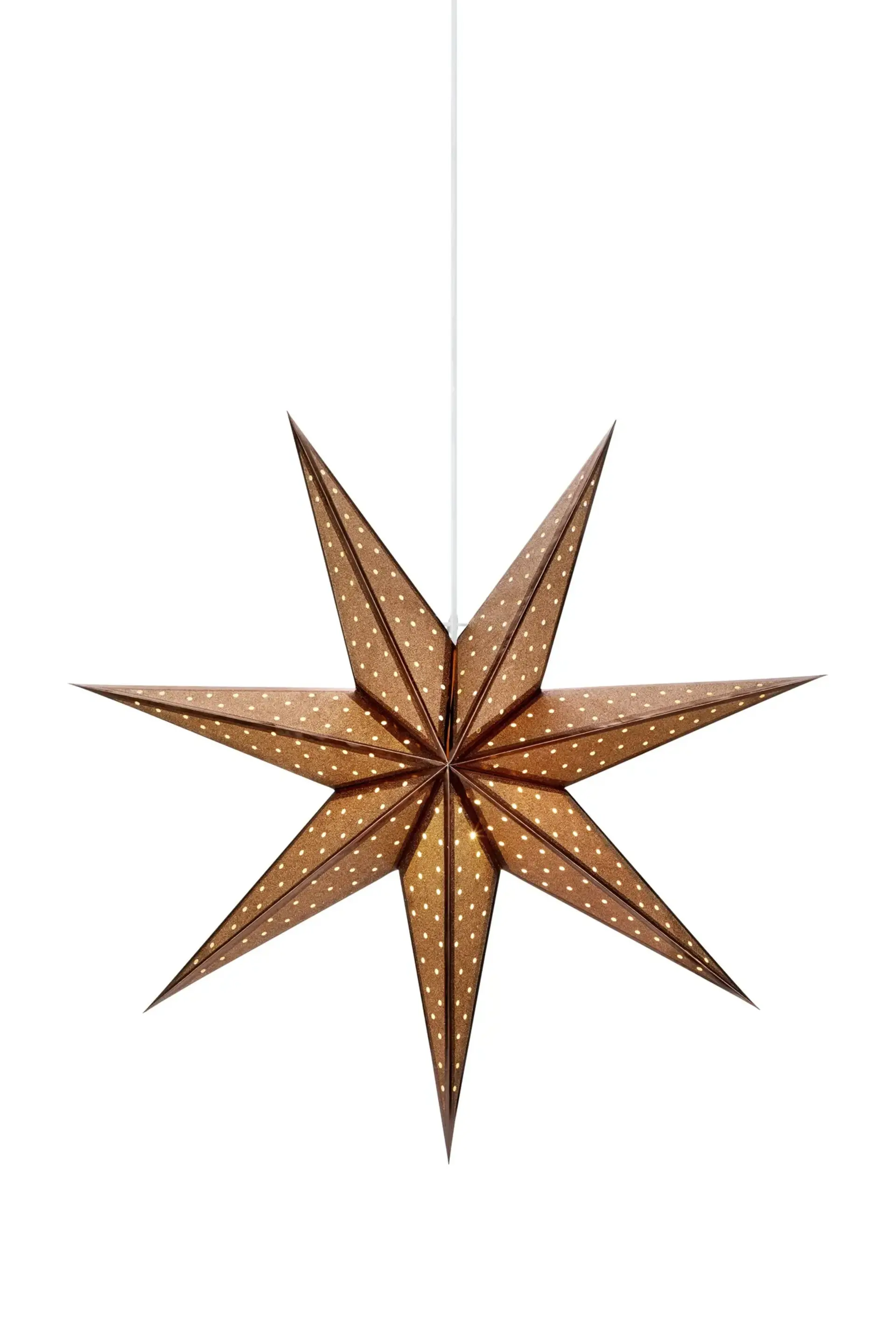 MARKSLOJD Markslöjd Glitter bronzová hávěsná hvězda 75 cm