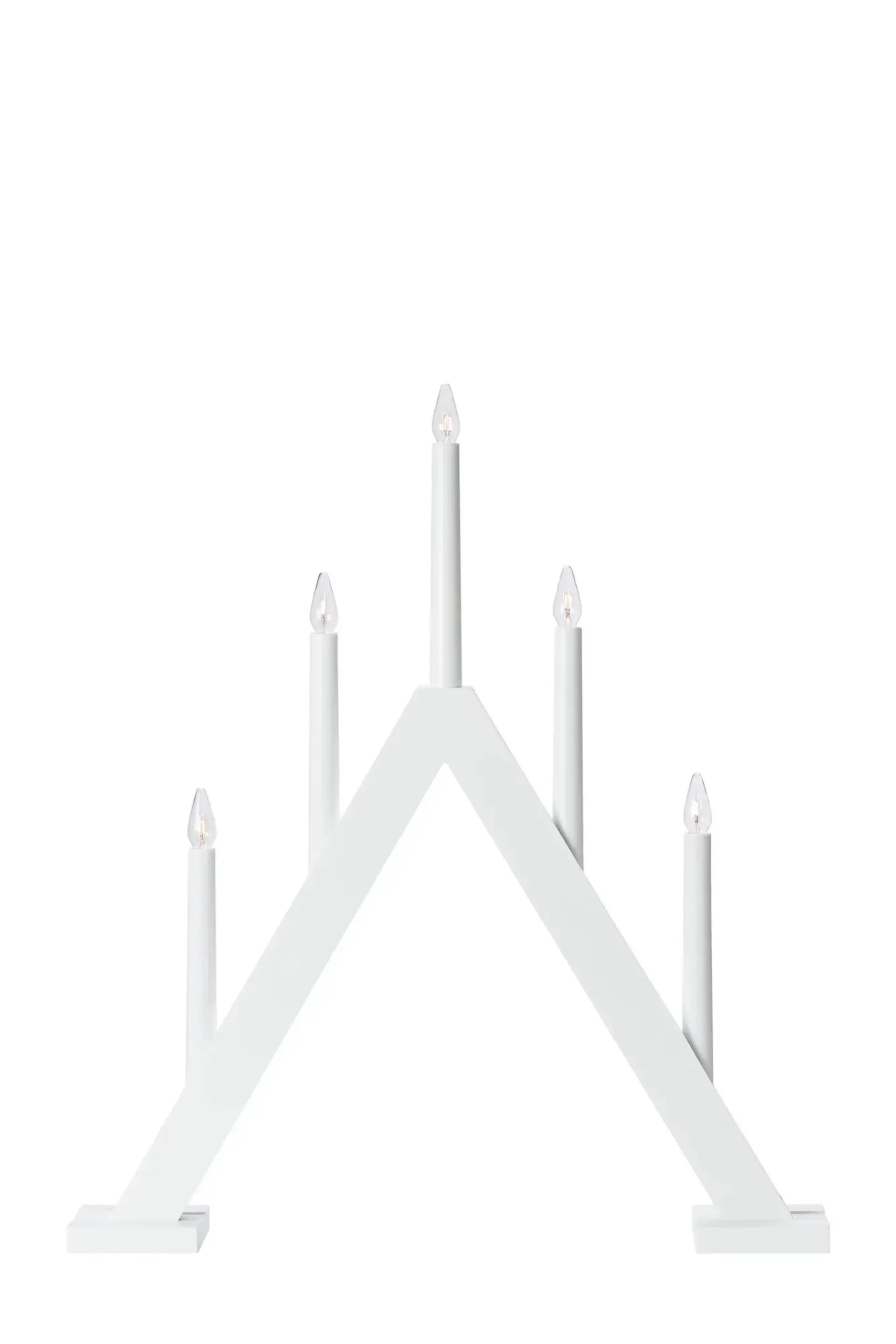 MAR 706222 Ariele adventní bílý svícen 47 cm - Markslöjd