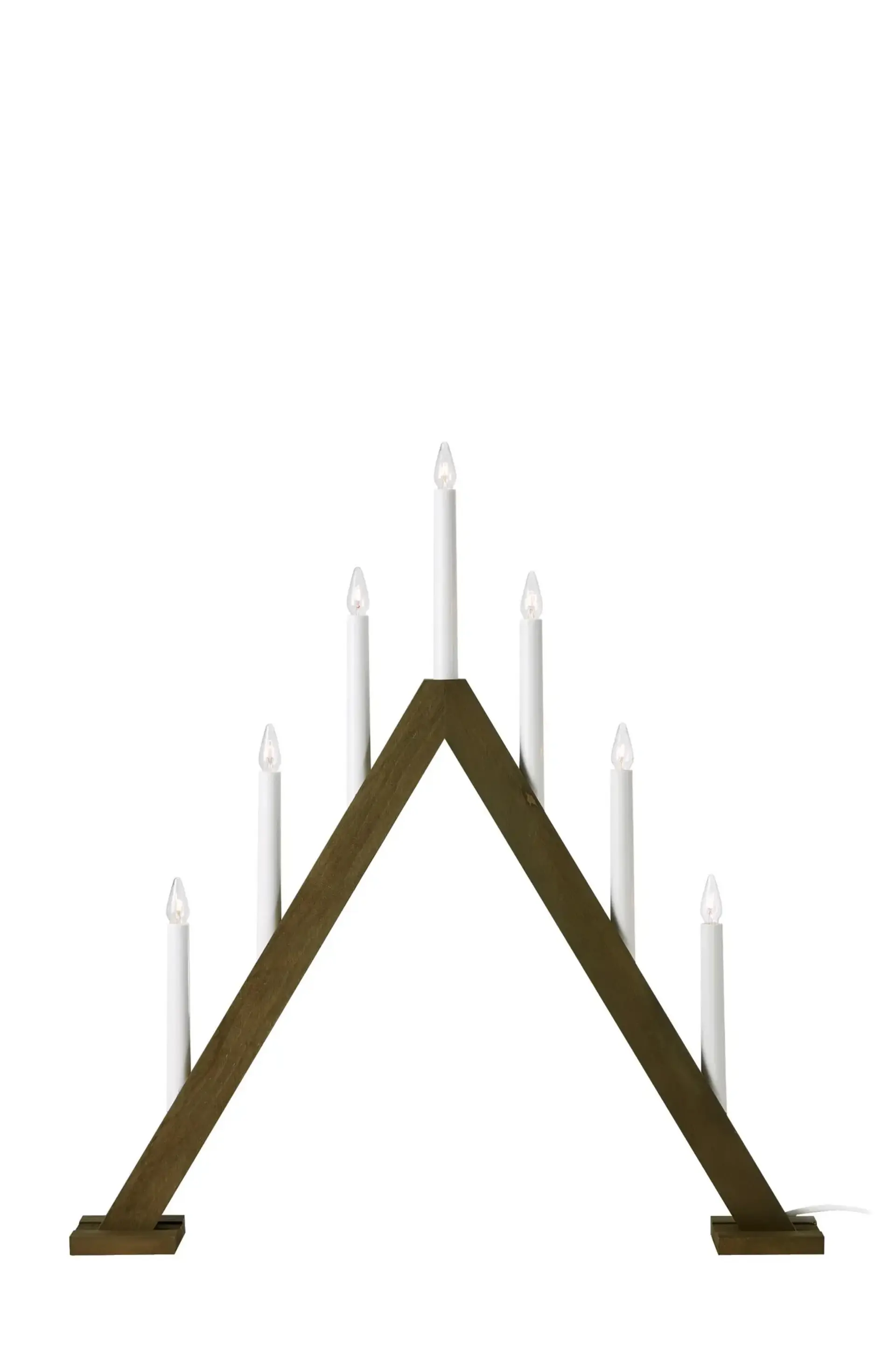 MAR 706227 Ariele adventní svícen tmavá hnědá 54 cm - Markslöjd