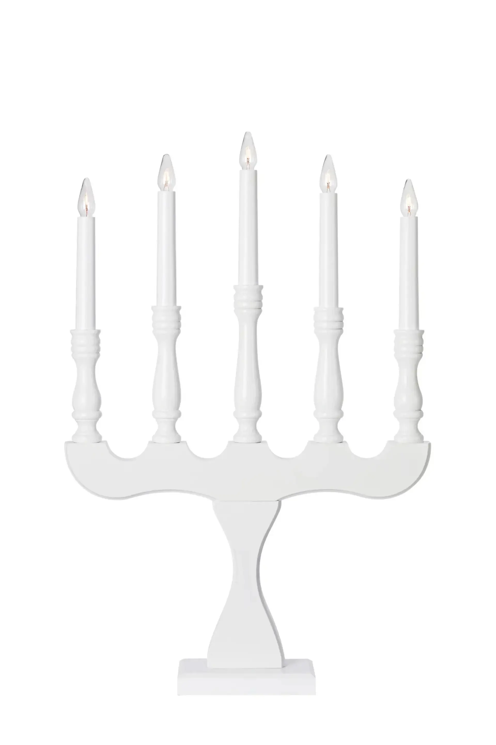 MARKSLOJD Markslöjd Svaneholm adventní bílý svícen 5 žárovek